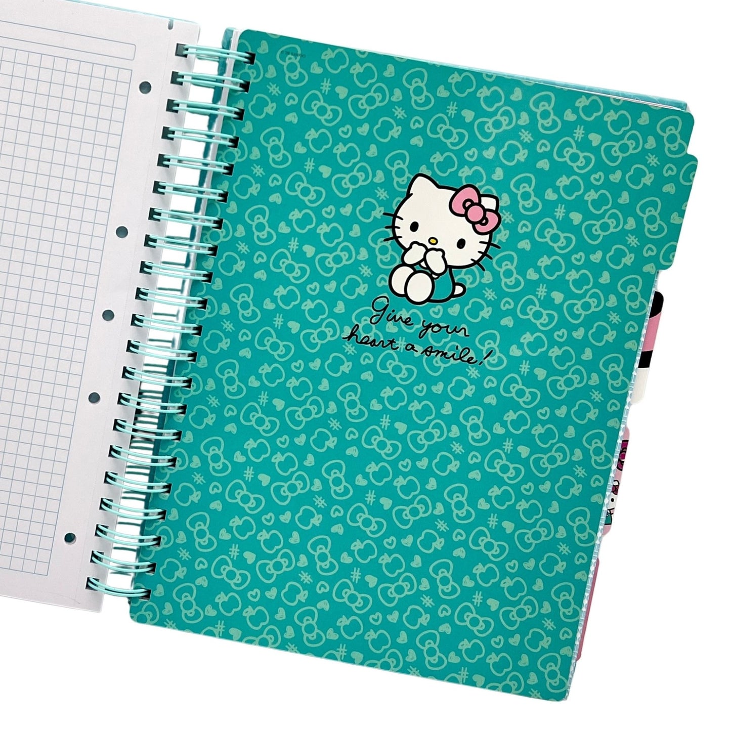Cuaderno A4 Hello Kitty modelo 3 celeste