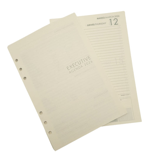 Repuesto Agenda Vip Executive 2026