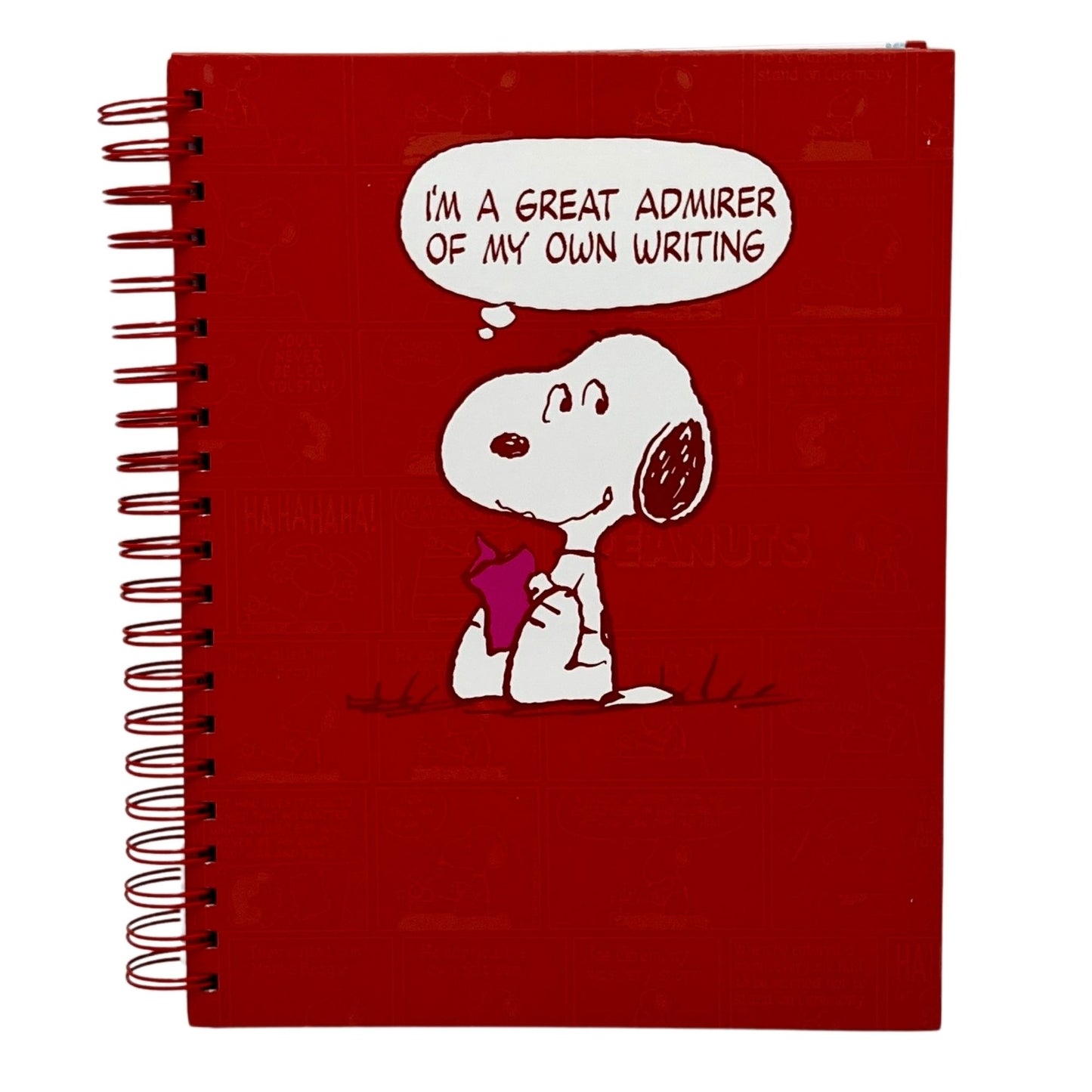 Cuaderno Snoopy A4 rojo
