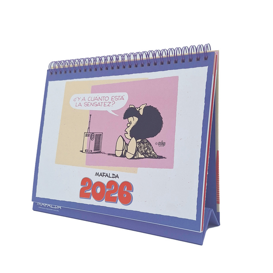 Calendario escritorio 2026 Mafalda