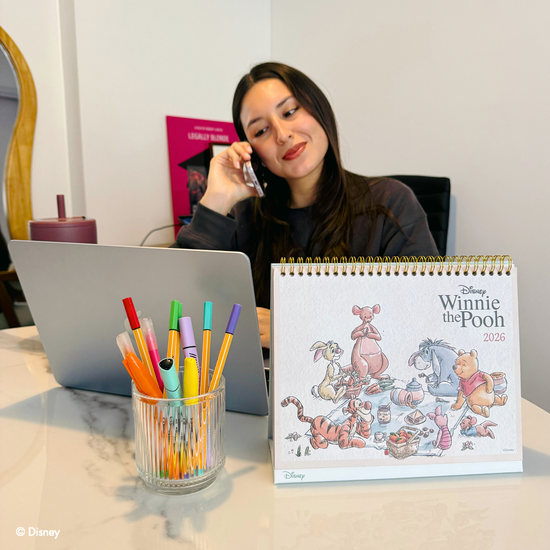 Calendario escritorio 2026 Pooh