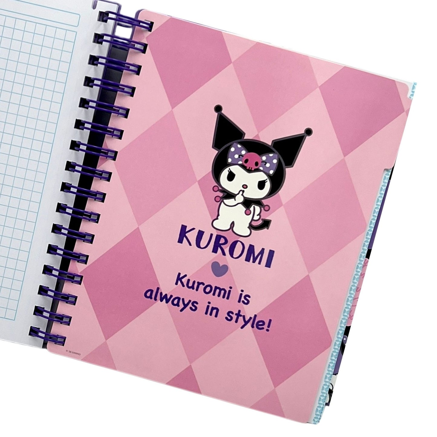Cuaderno A5 Kuromi modelo 1