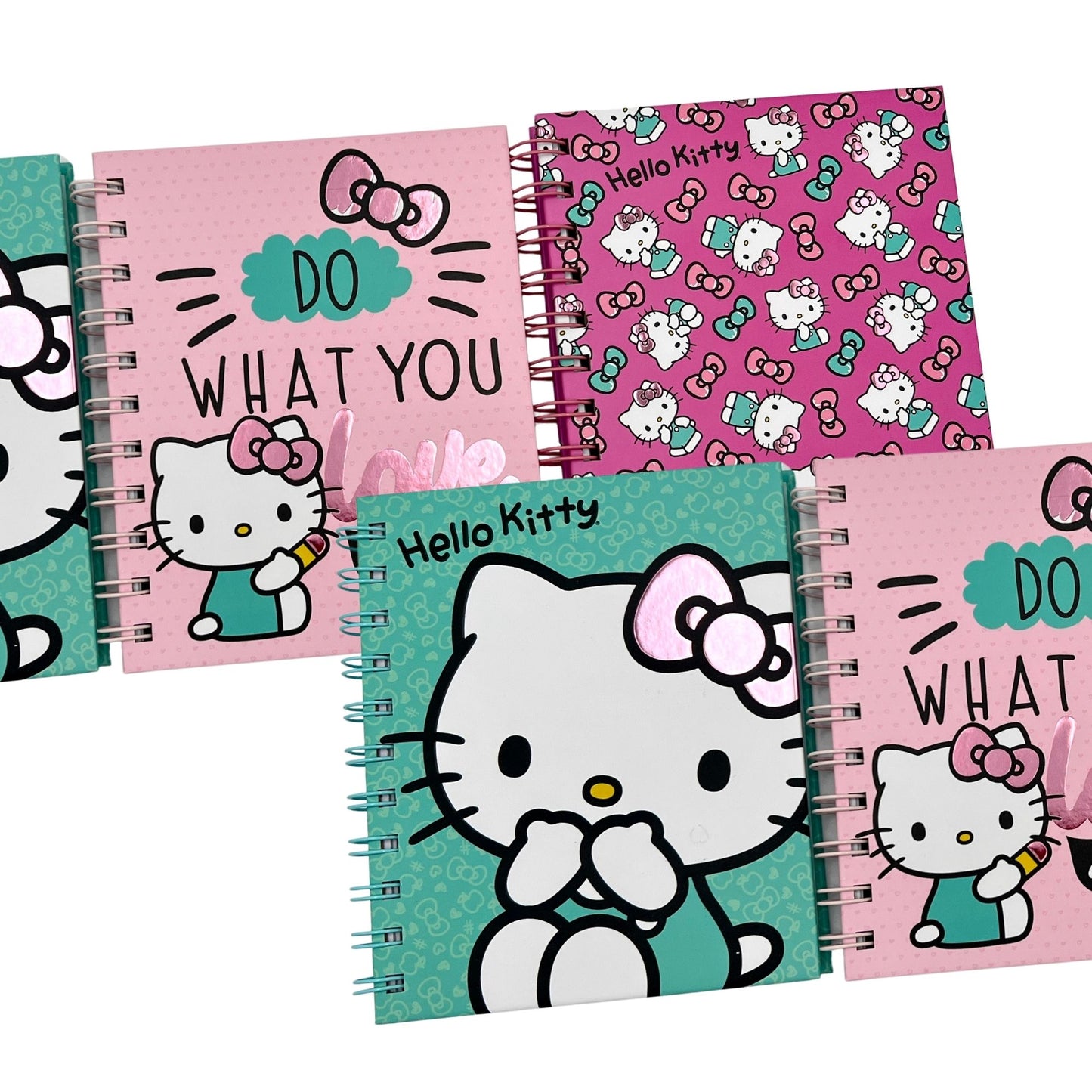 Libreta A6 Hello Kitty modelo 3 celeste