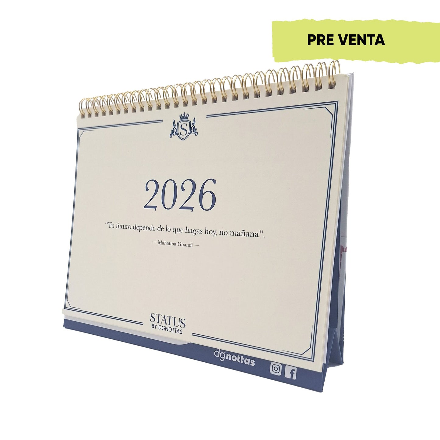 Calendario escritorio 2026 ejecutivo