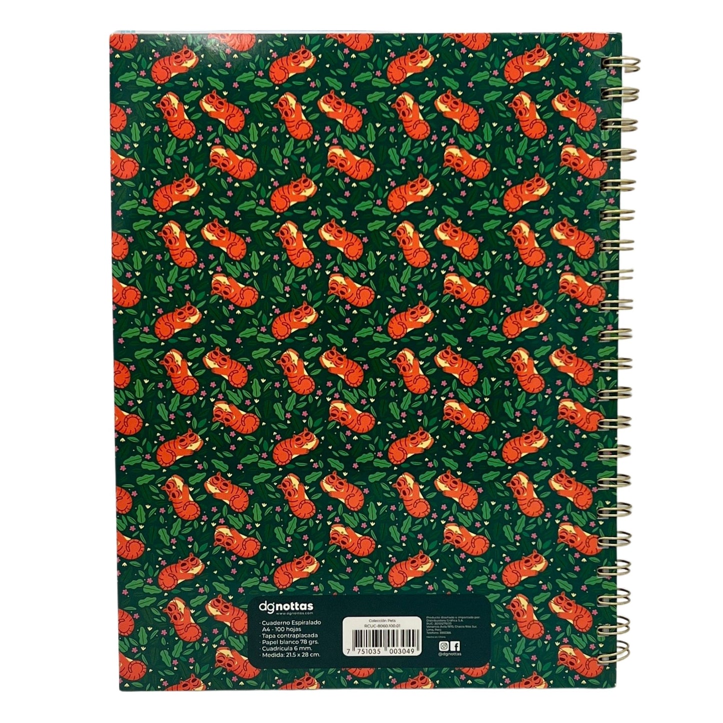 Cuaderno Universitario A4 pets