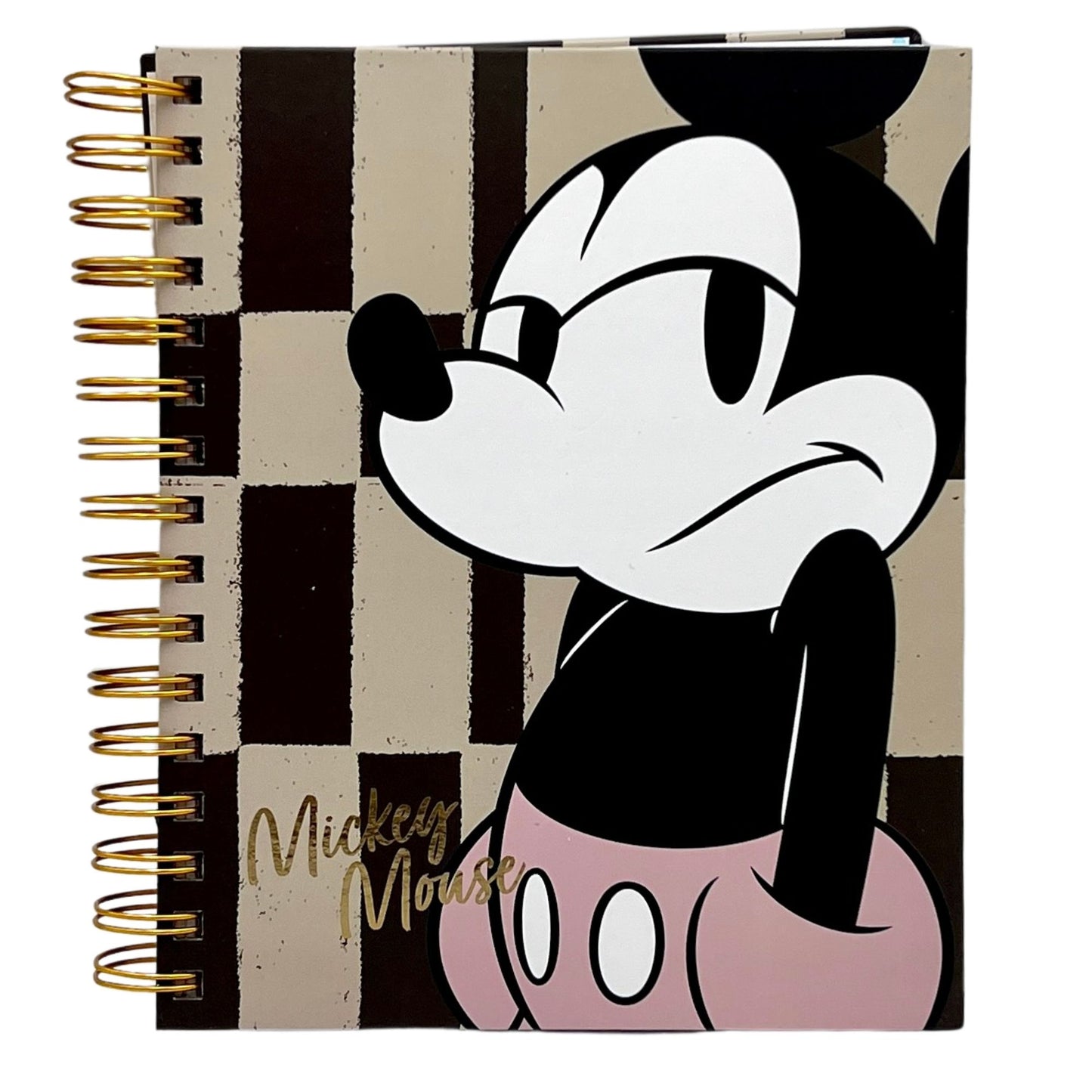 Cuaderno A5 Disney Mickey crema y negro