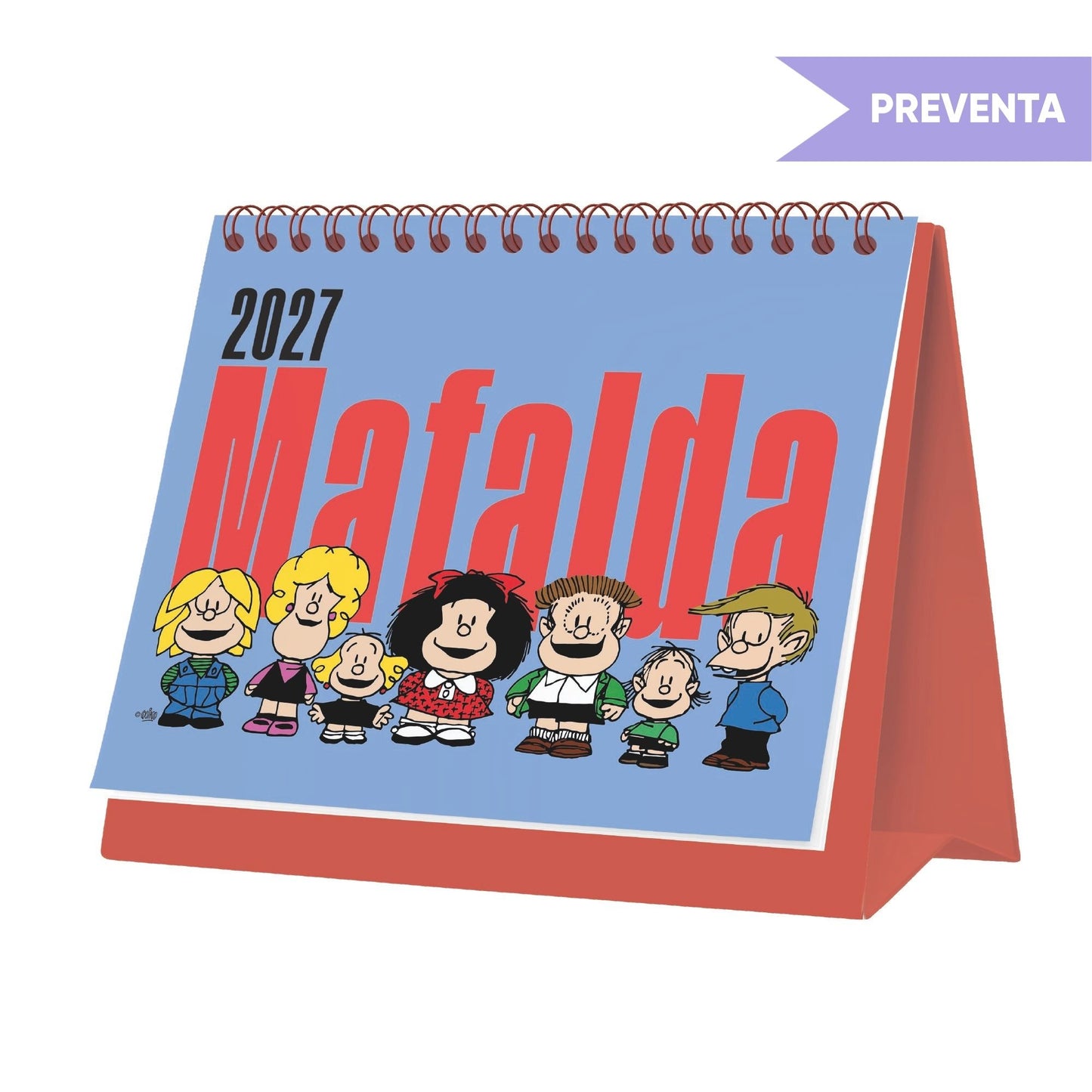 Calendario escritorio 2027 Mafalda