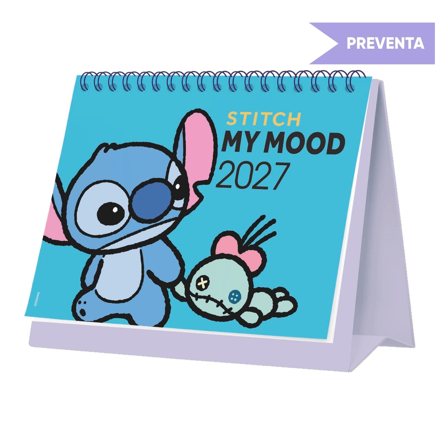 Calendario escritorio 2027 Stitch