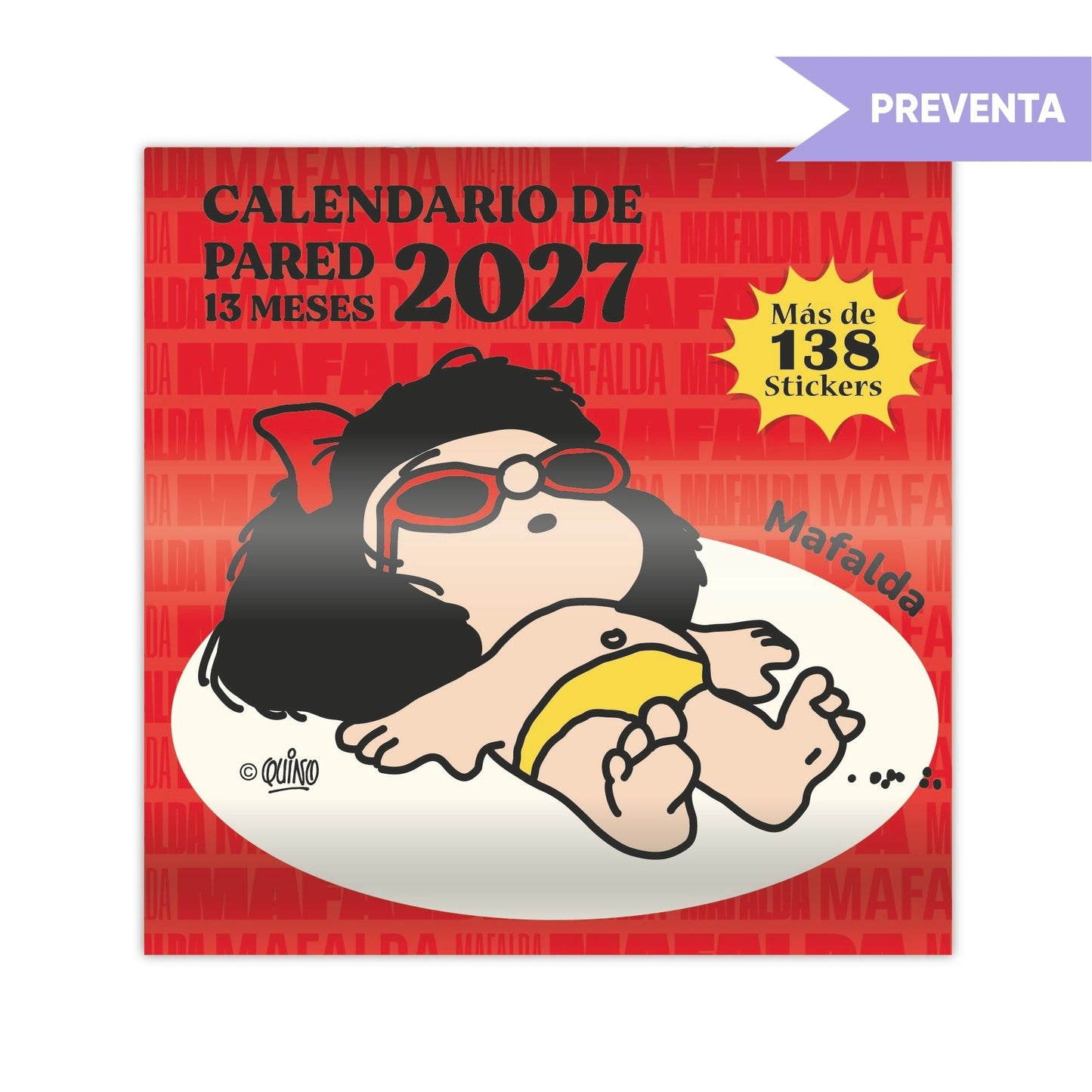 Calendario de Pared 2027 Mafalda