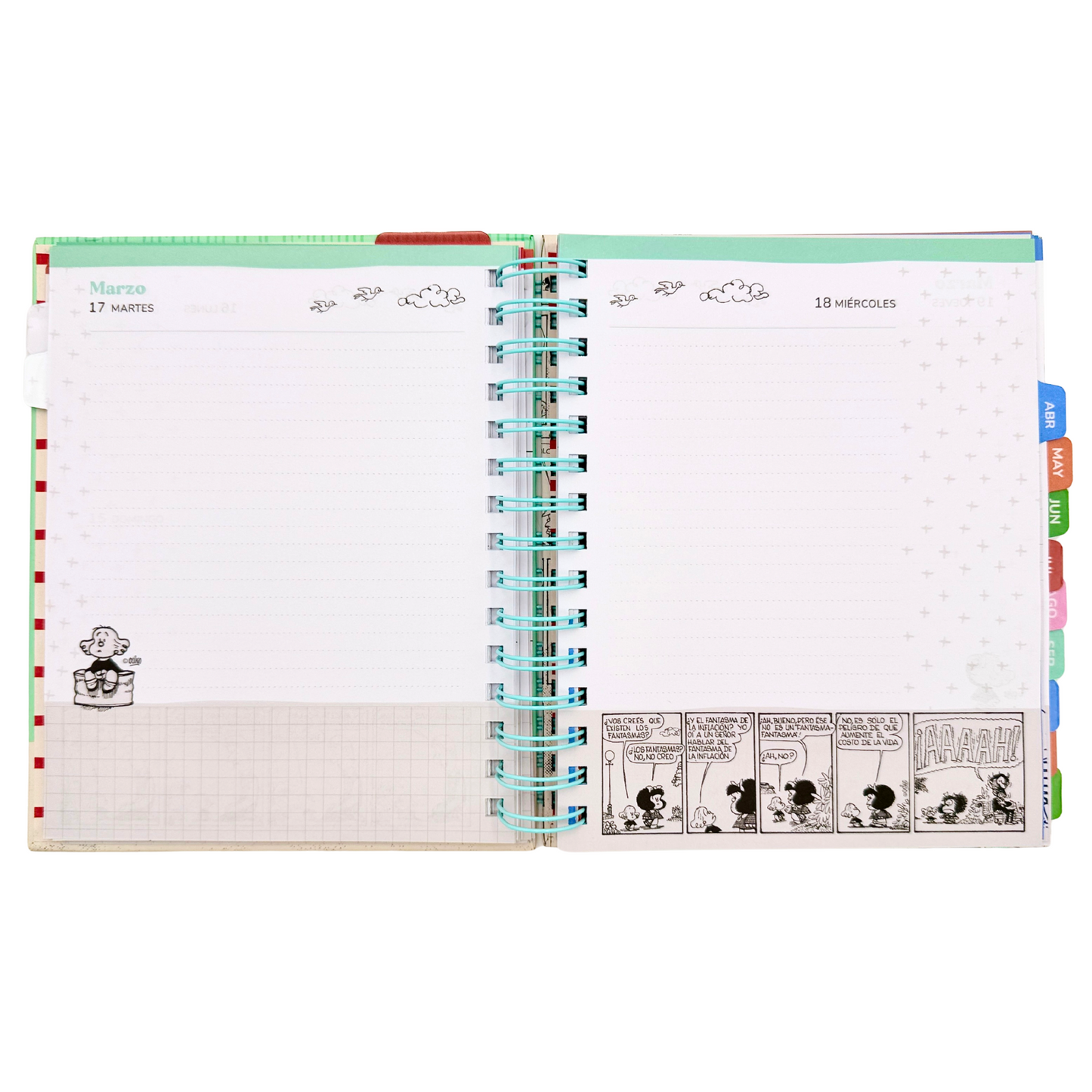 Agenda Mafalda 2026 (rojo)