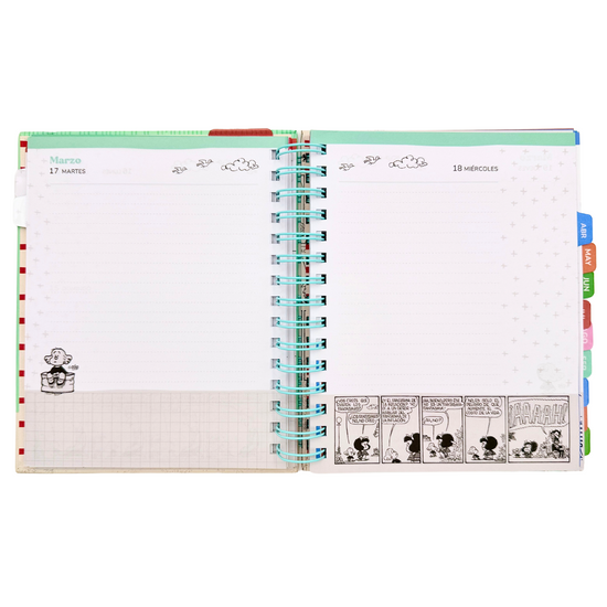 Agenda Mafalda 2026 (rojo)