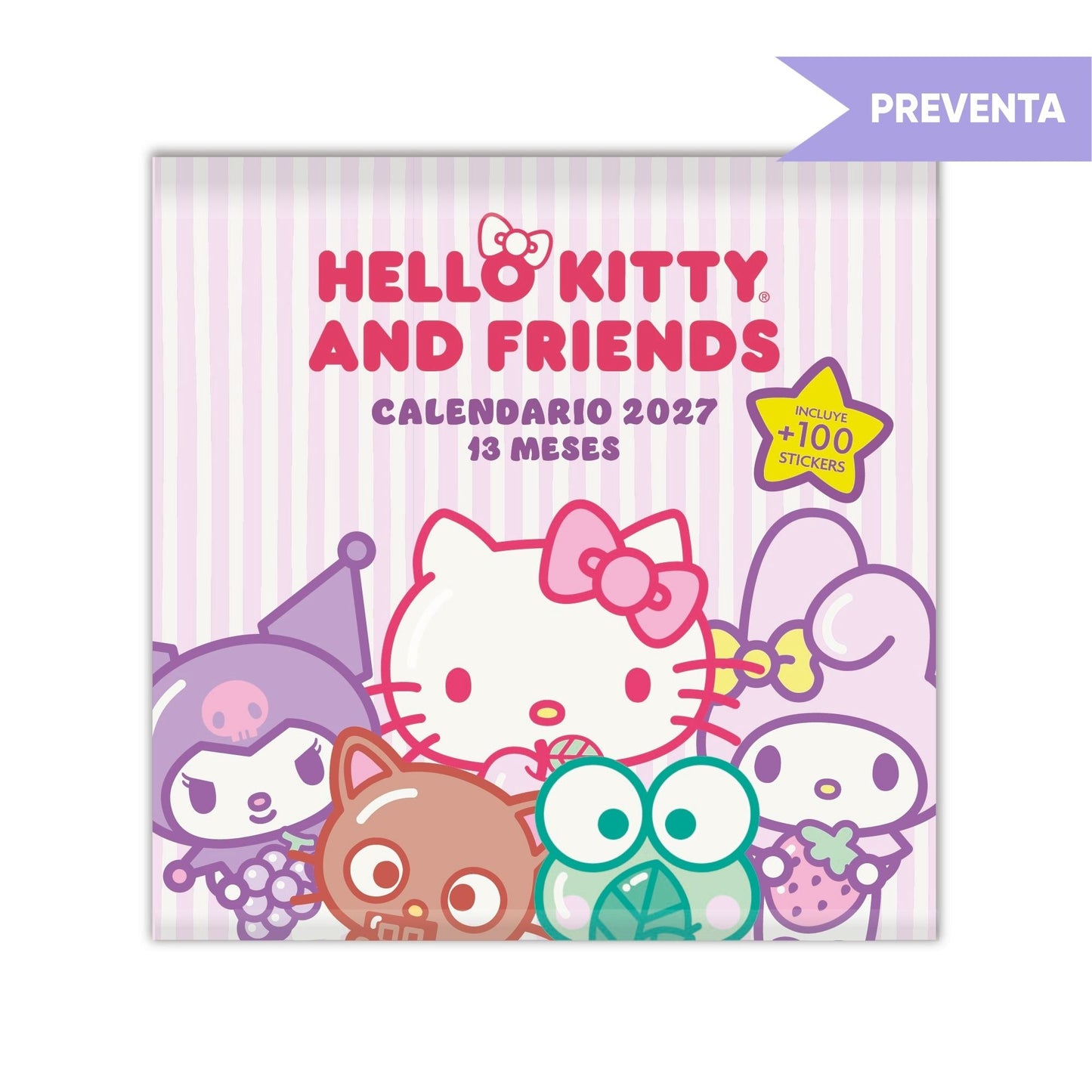 Calendario de Pared 2027 Hello Kitty and Friends