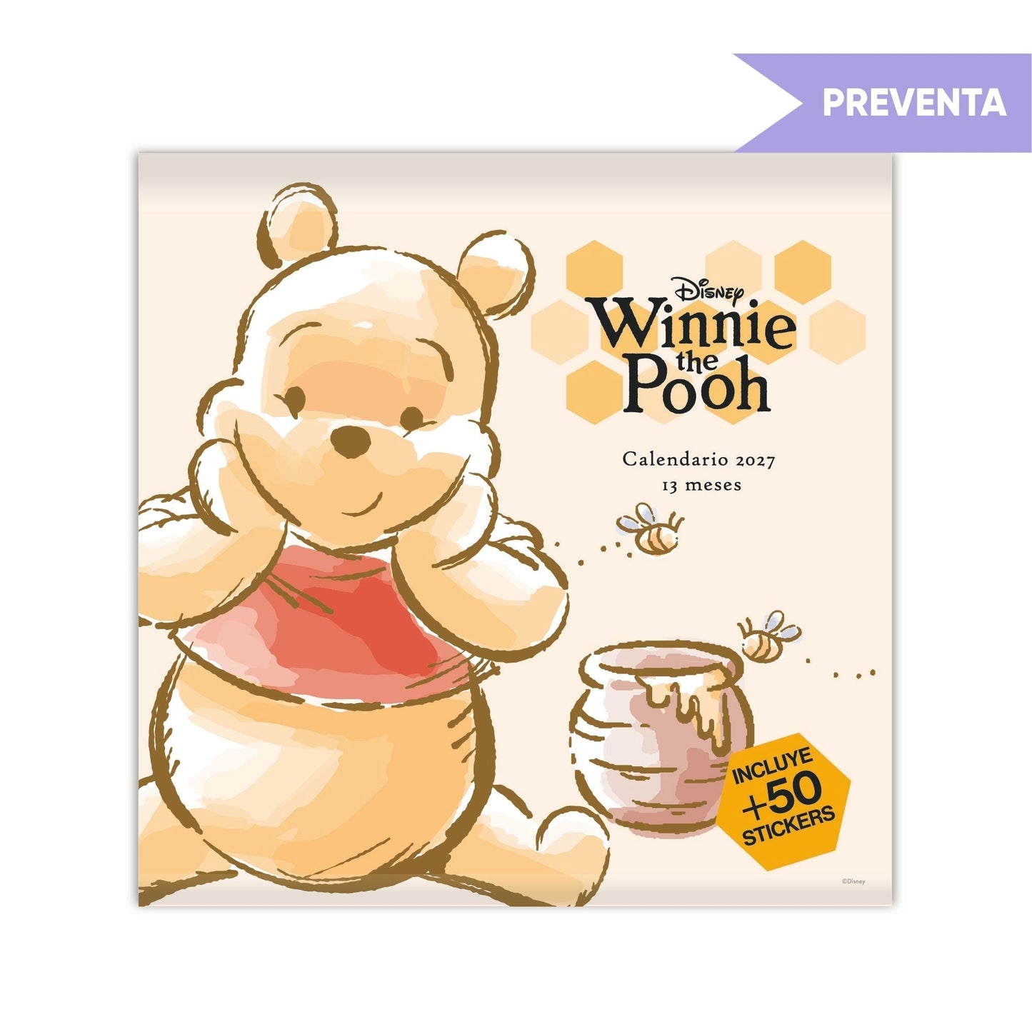 Calendario de Pared 2027 Winnie Pooh
