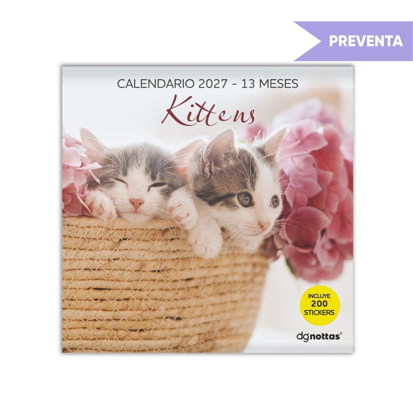 Calendario de Pared 2027 Kittens