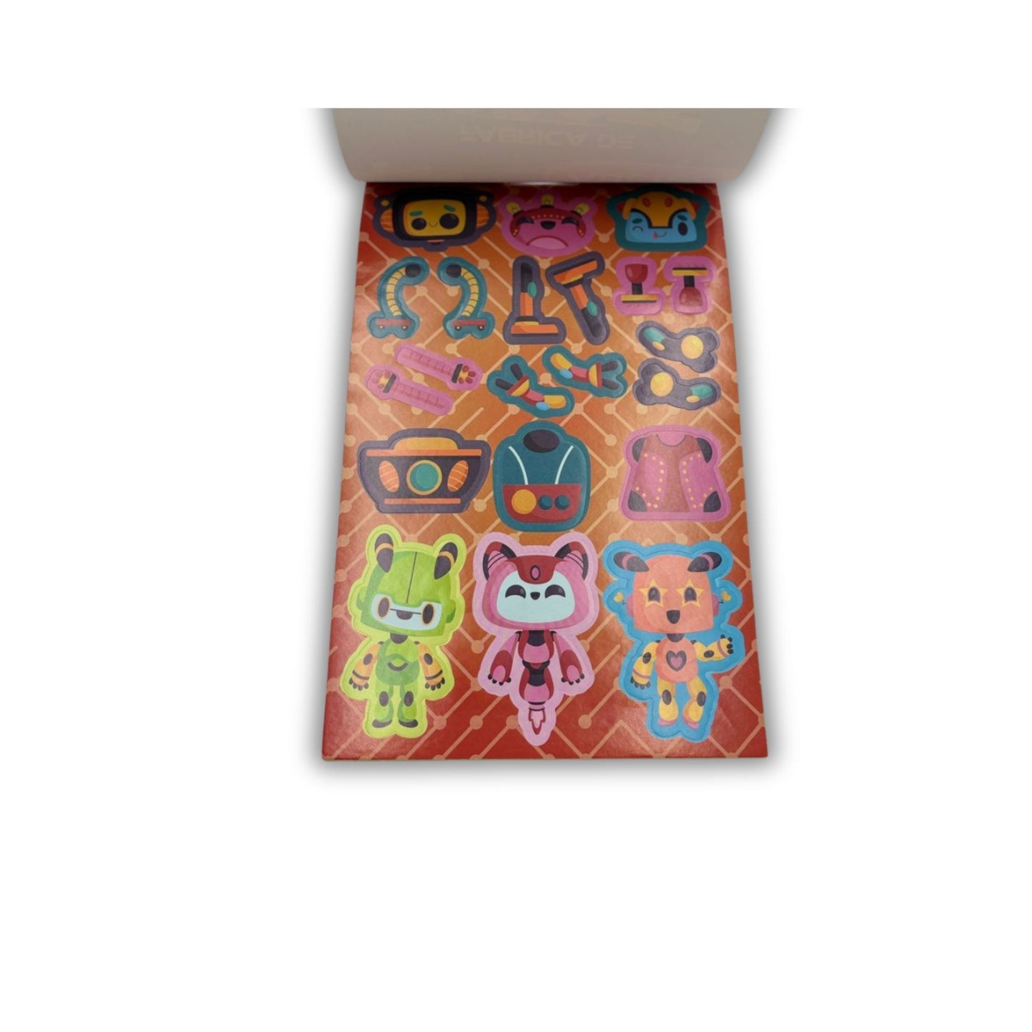 BLOCK STICKERS FAB. ROBOTS