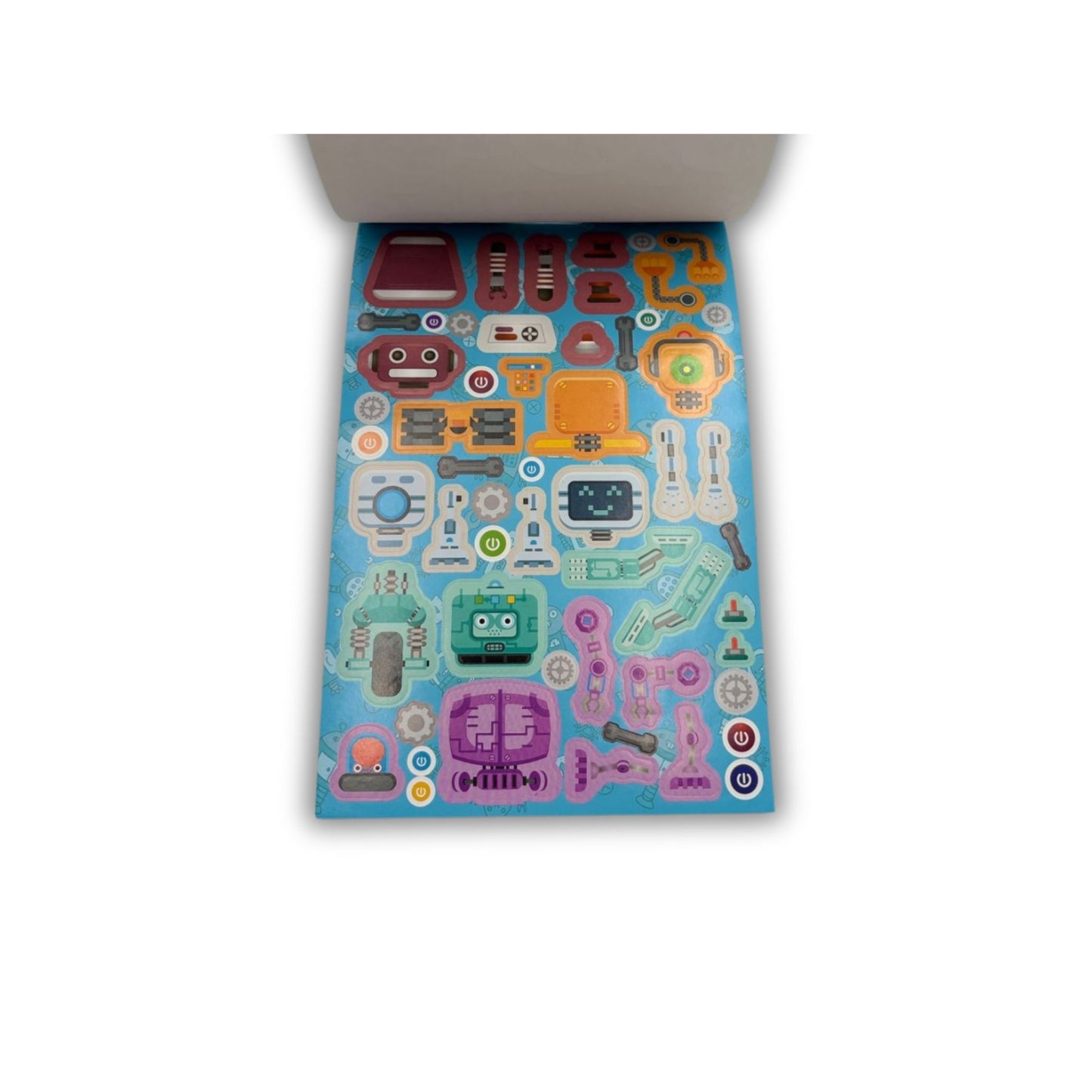 BLOCK STICKERS FAB. ROBOTS