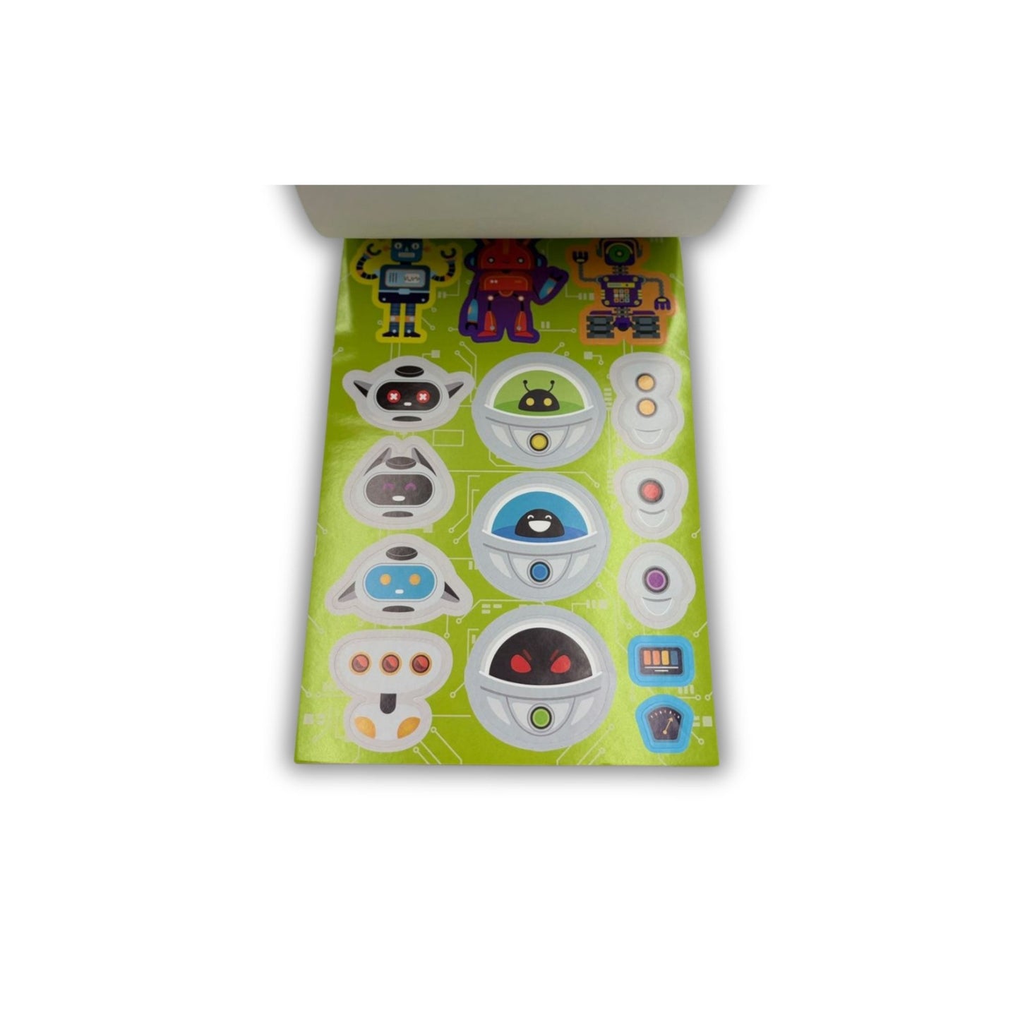BLOCK STICKERS FAB. ROBOTS