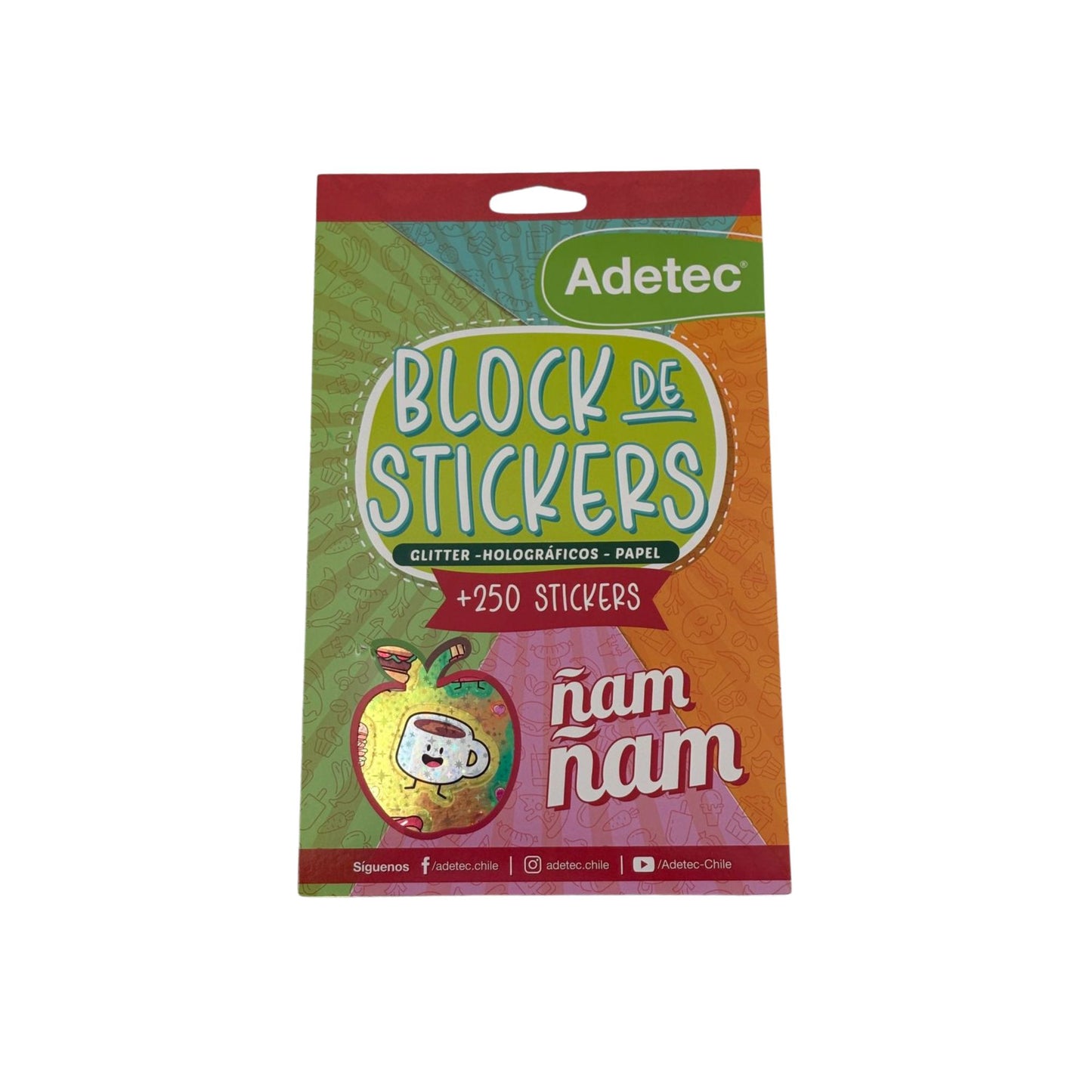 BLOCK STICKERS ÑAM ÑAM