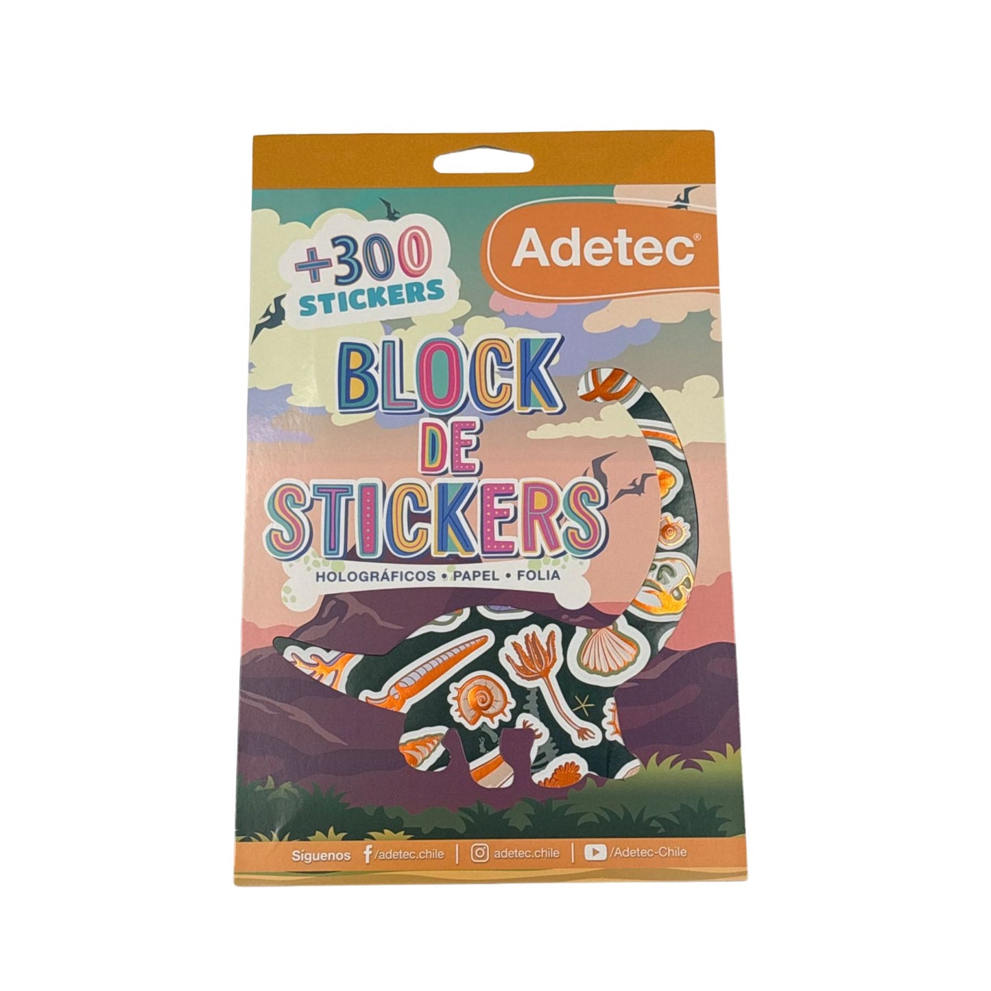 BLOCK STICKERS DINOSAURIOS