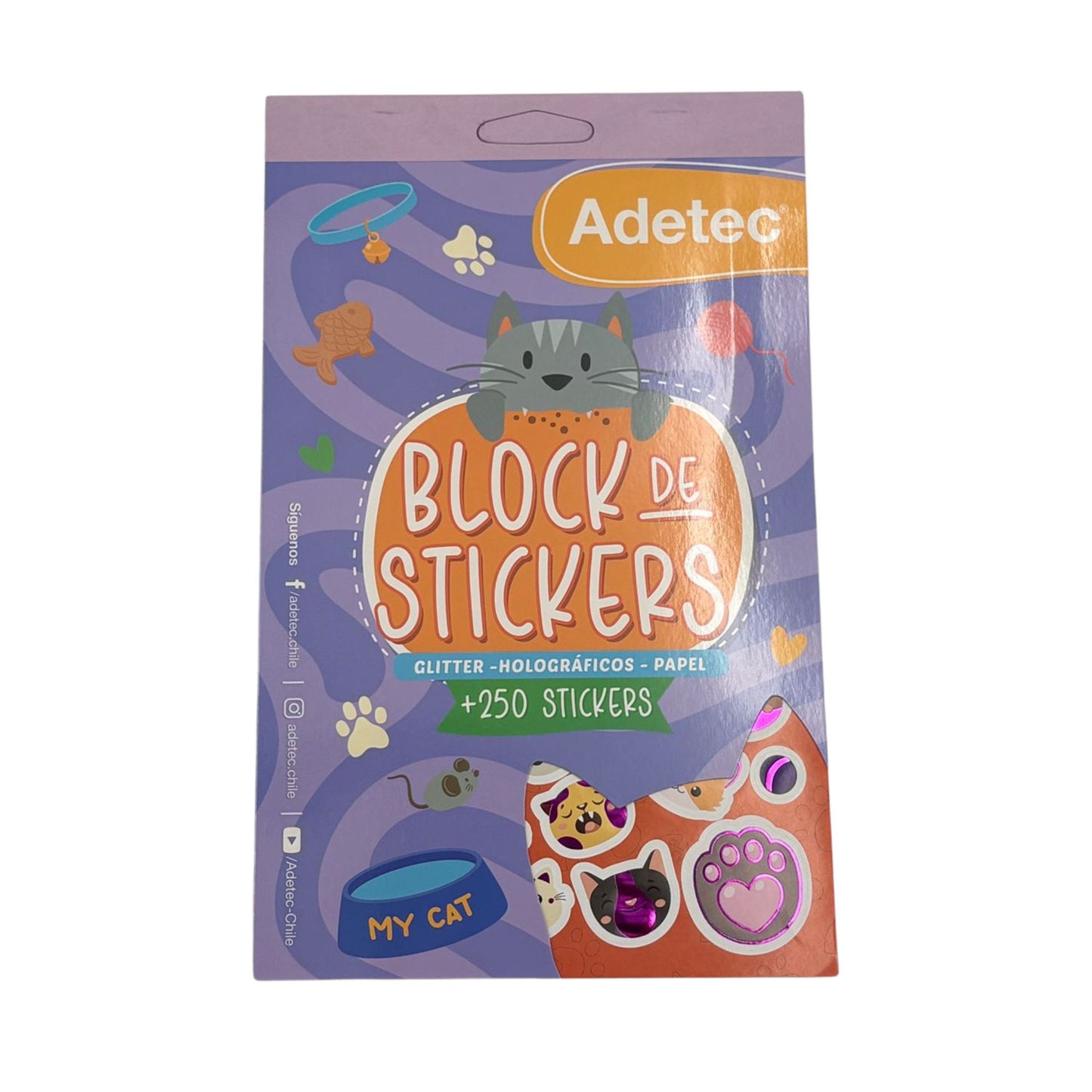 BLOCK STICKERS GATITOS
