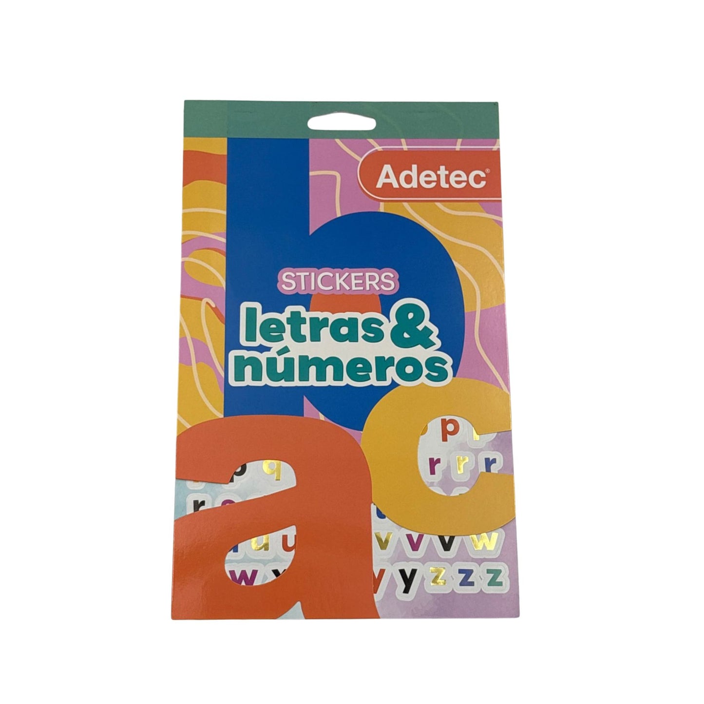 BLOCK STICKERS LETRAS Y NUMEROS
