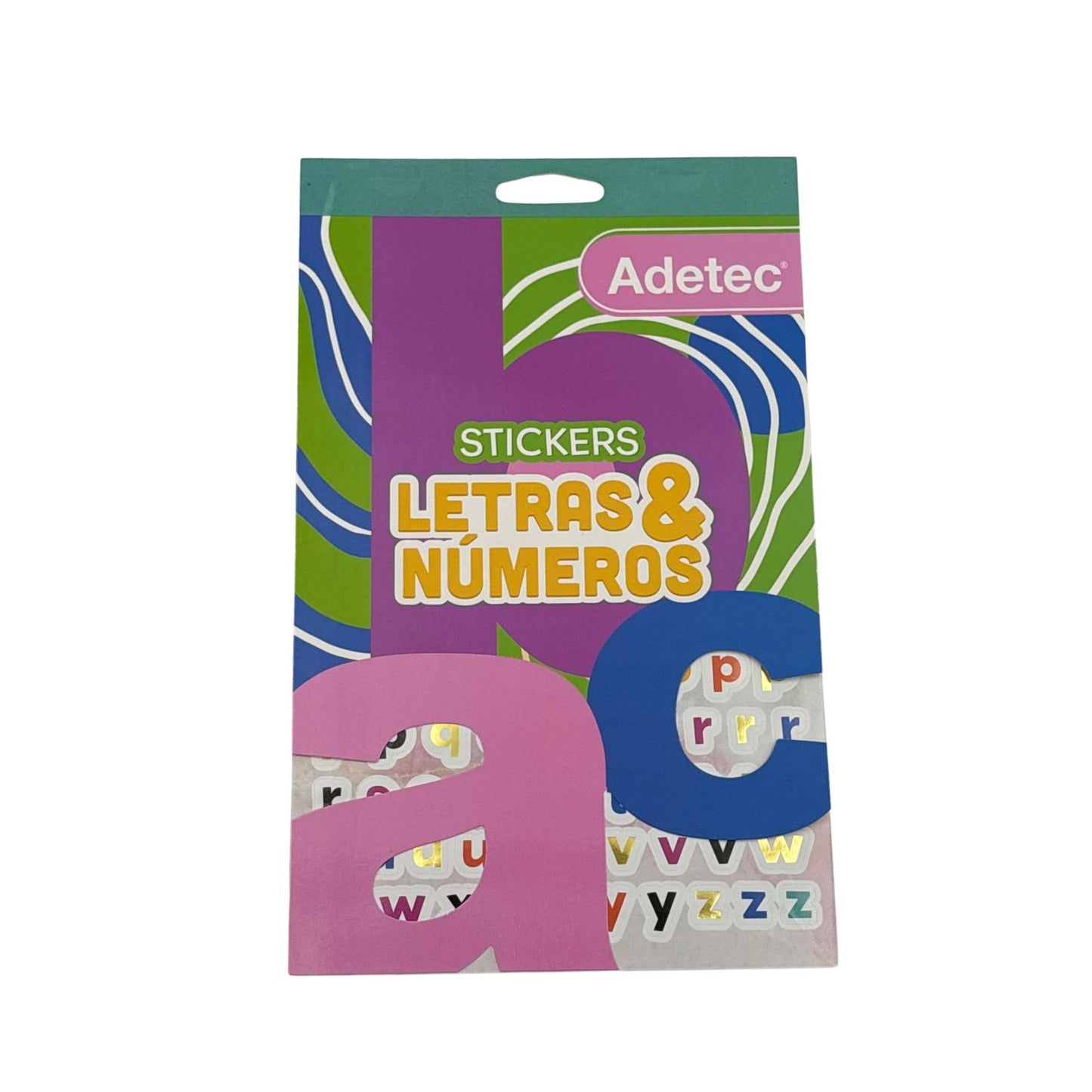 BLOCK STICKERS LETRAS Y NUMEROS