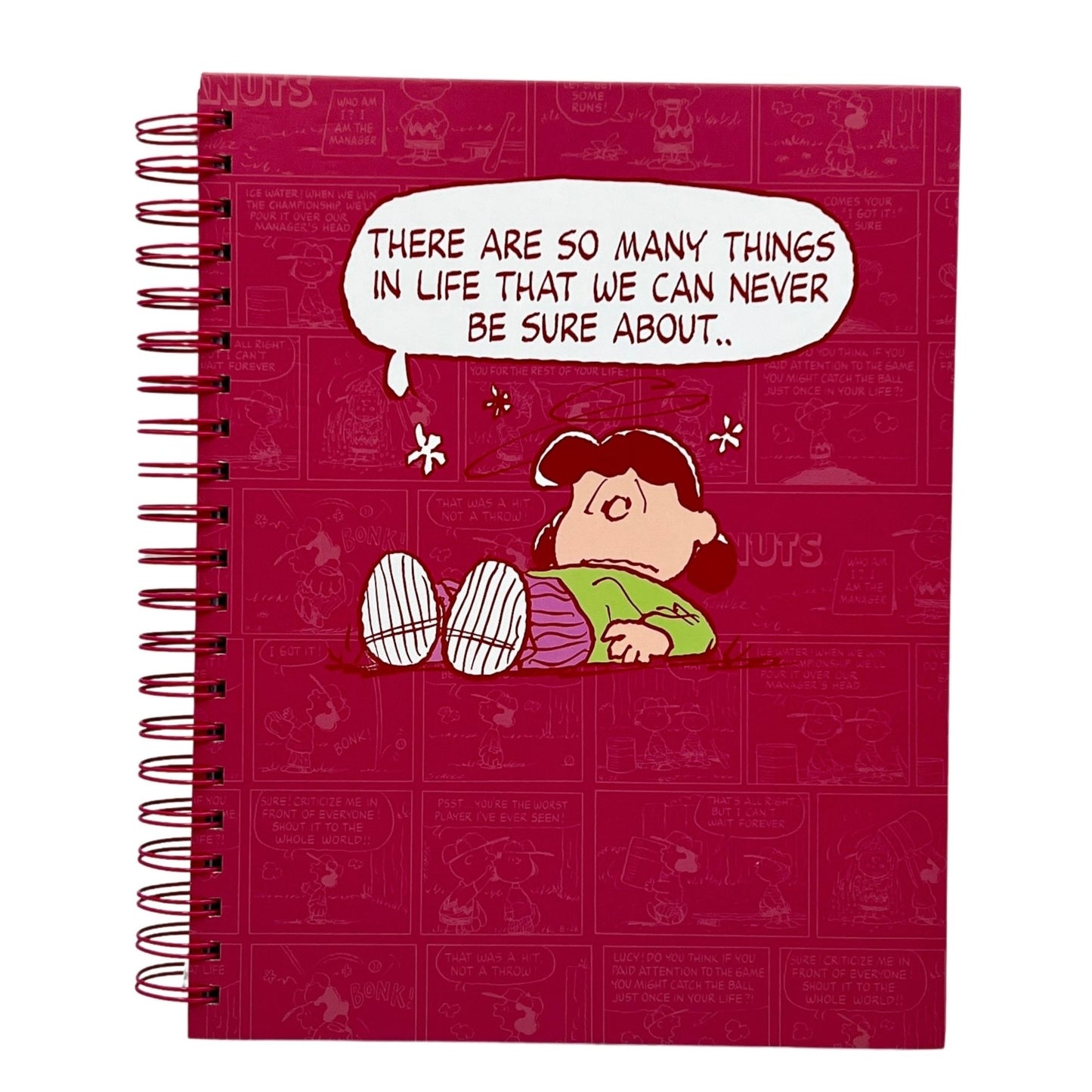 Cuaderno Snoopy A4 fucsia