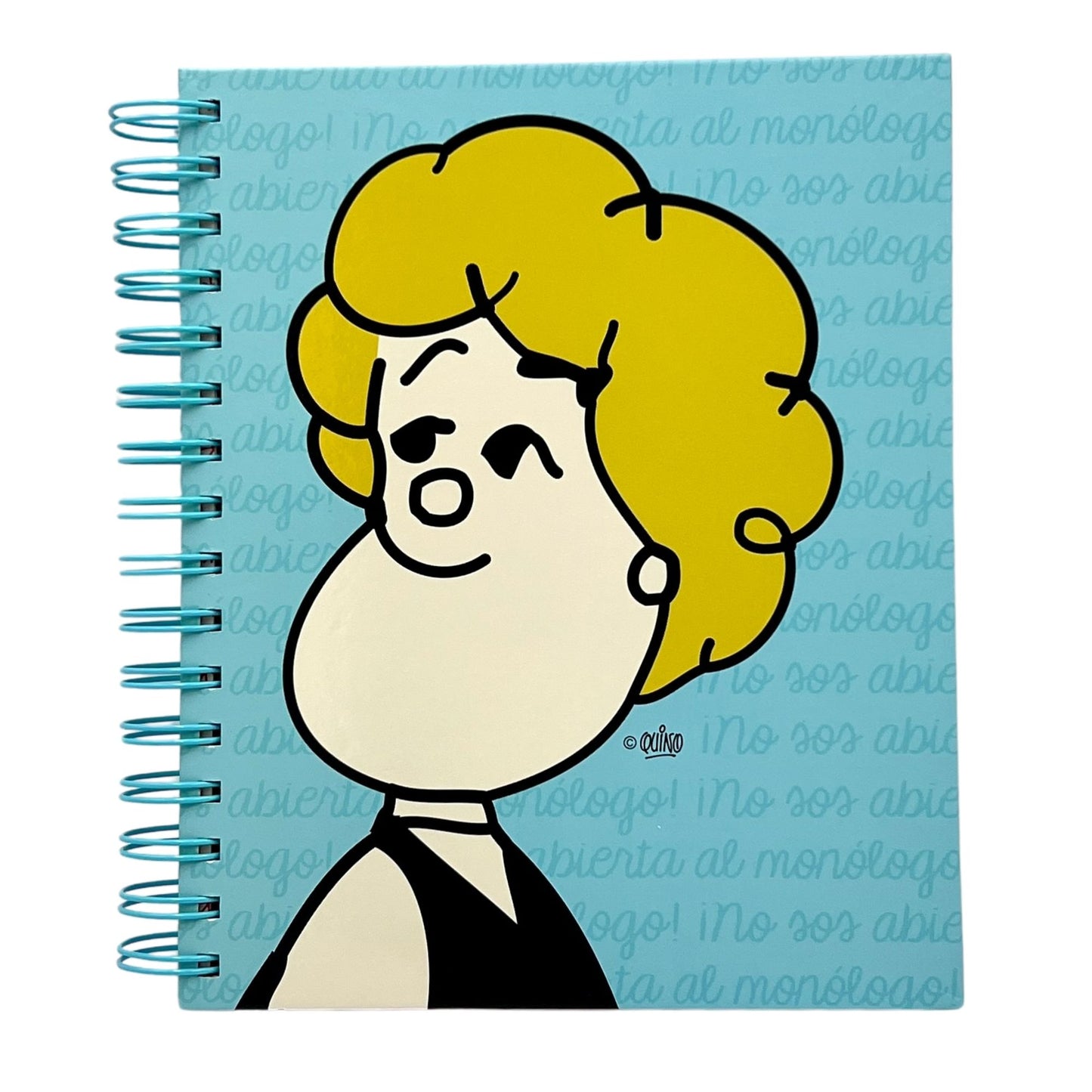 Cuaderno A5 Mafalda celeste