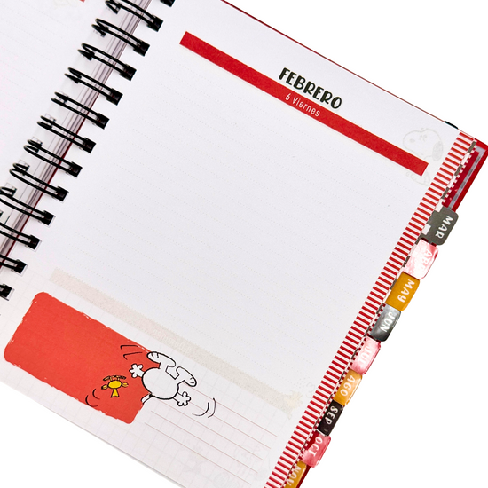 Agenda Snoopy 2026 (negro)