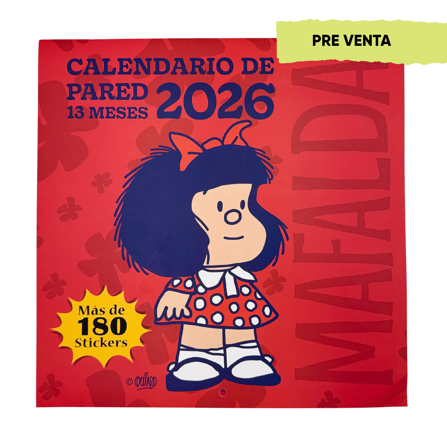 Calendario de Pared 2026 Mafalda