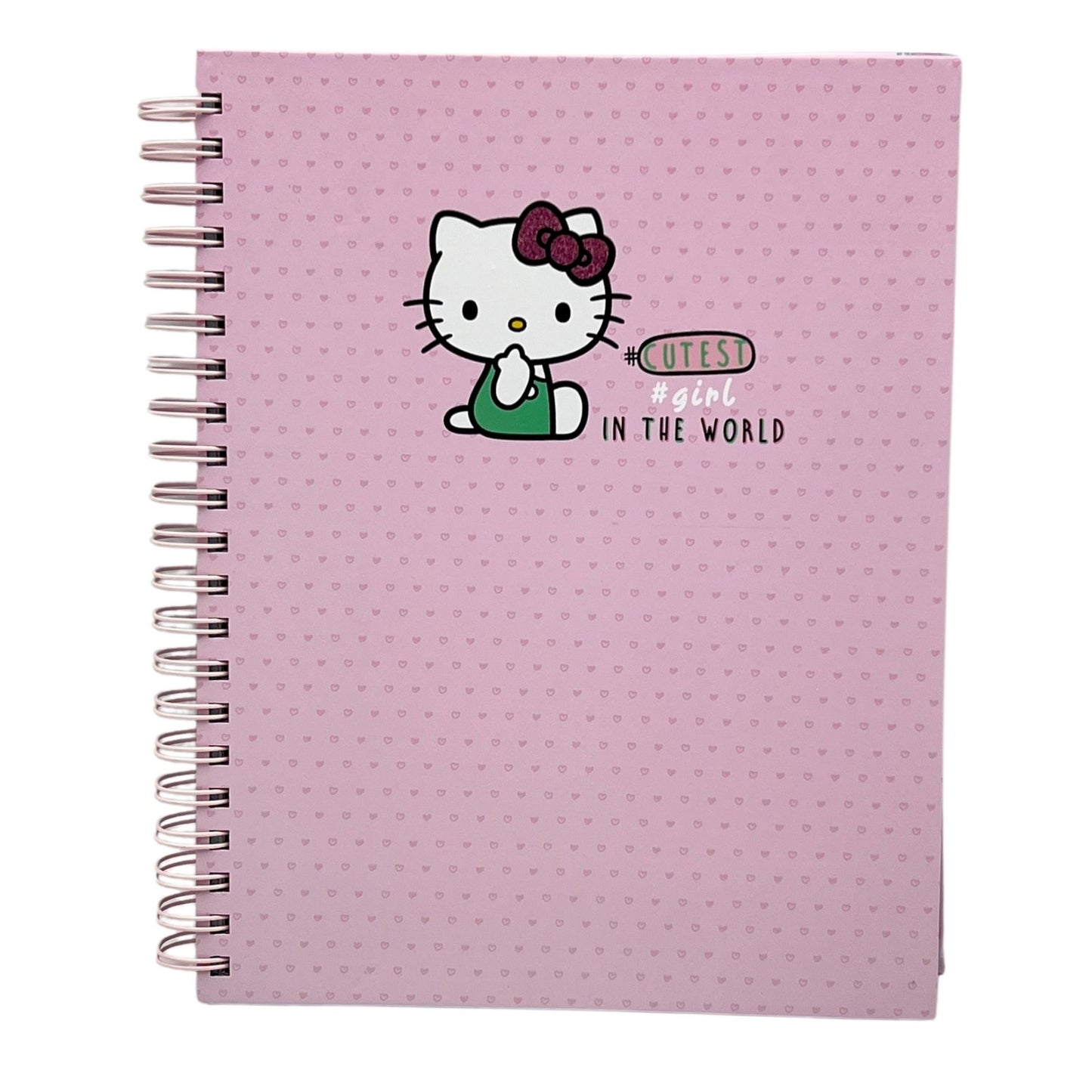 Cuaderno A4 Hello Kitty (modelo 1 rosado pastel)