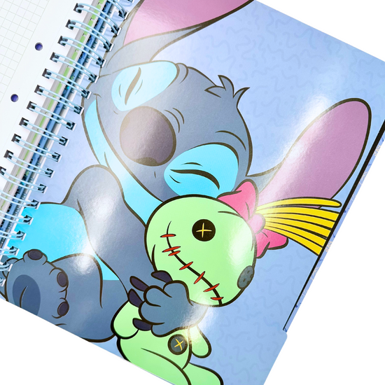 Cuaderno A4 Stitch (celeste)