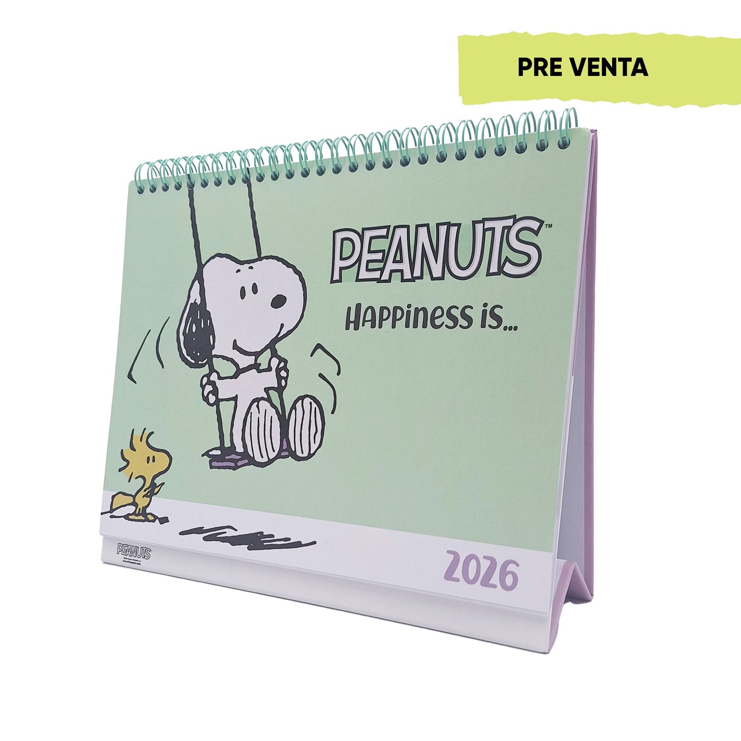 Calendario escritorio 2026 Snoopy