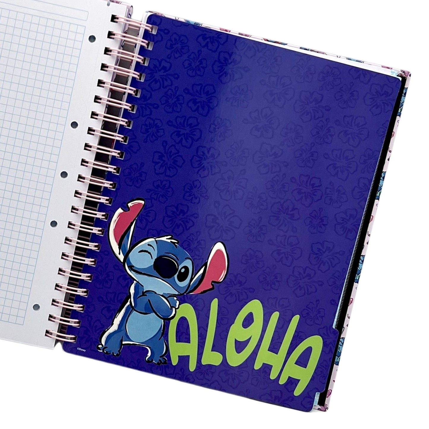 Cuaderno A4 Stitch celeste