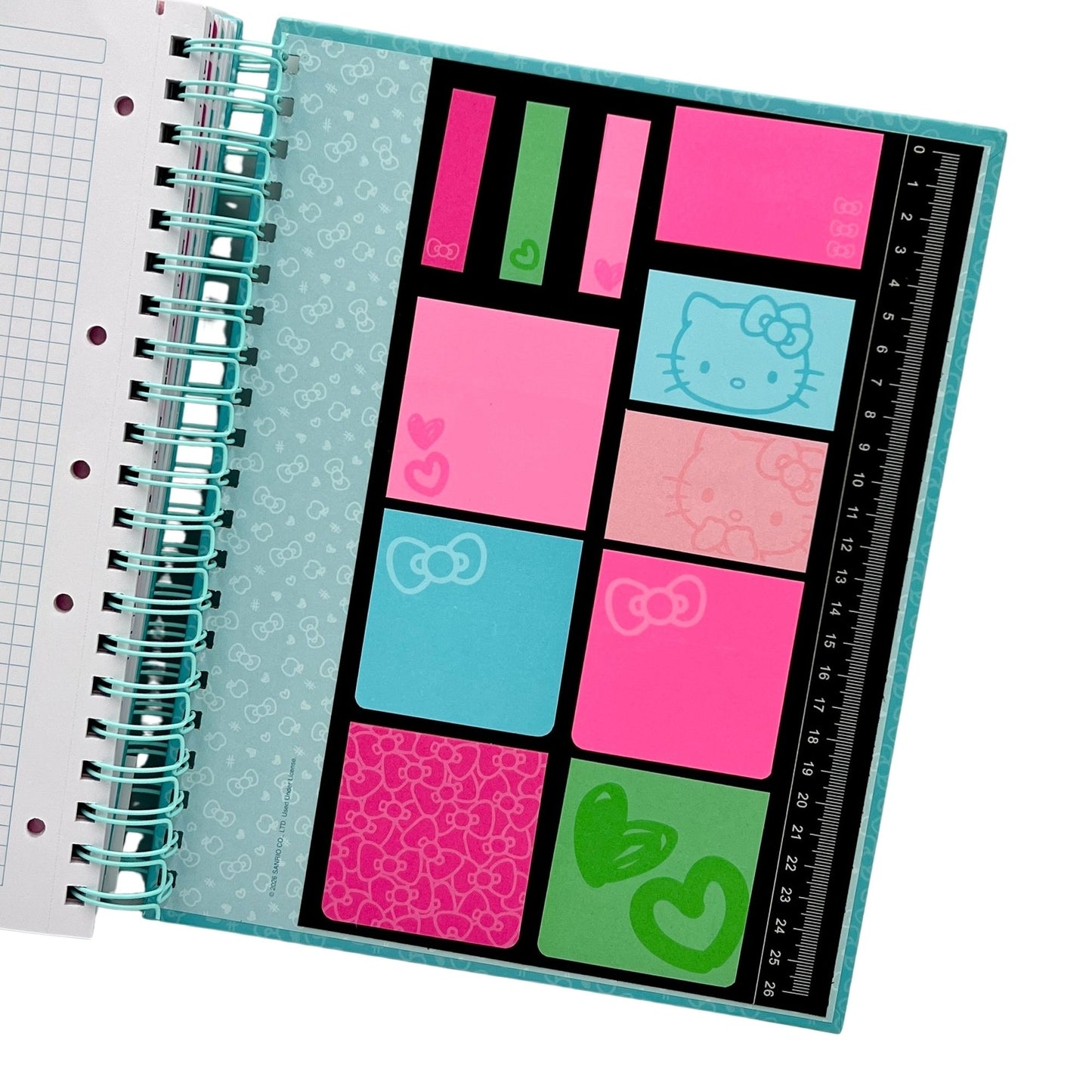 Cuaderno A4 Hello Kitty modelo 3 celeste