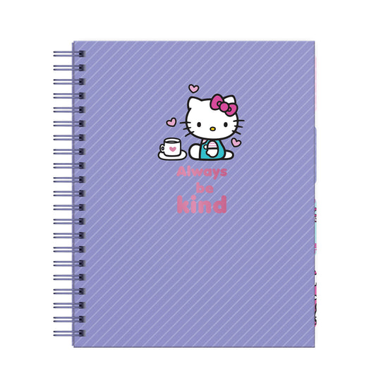 Cuaderno A4 Hello Kitty lila