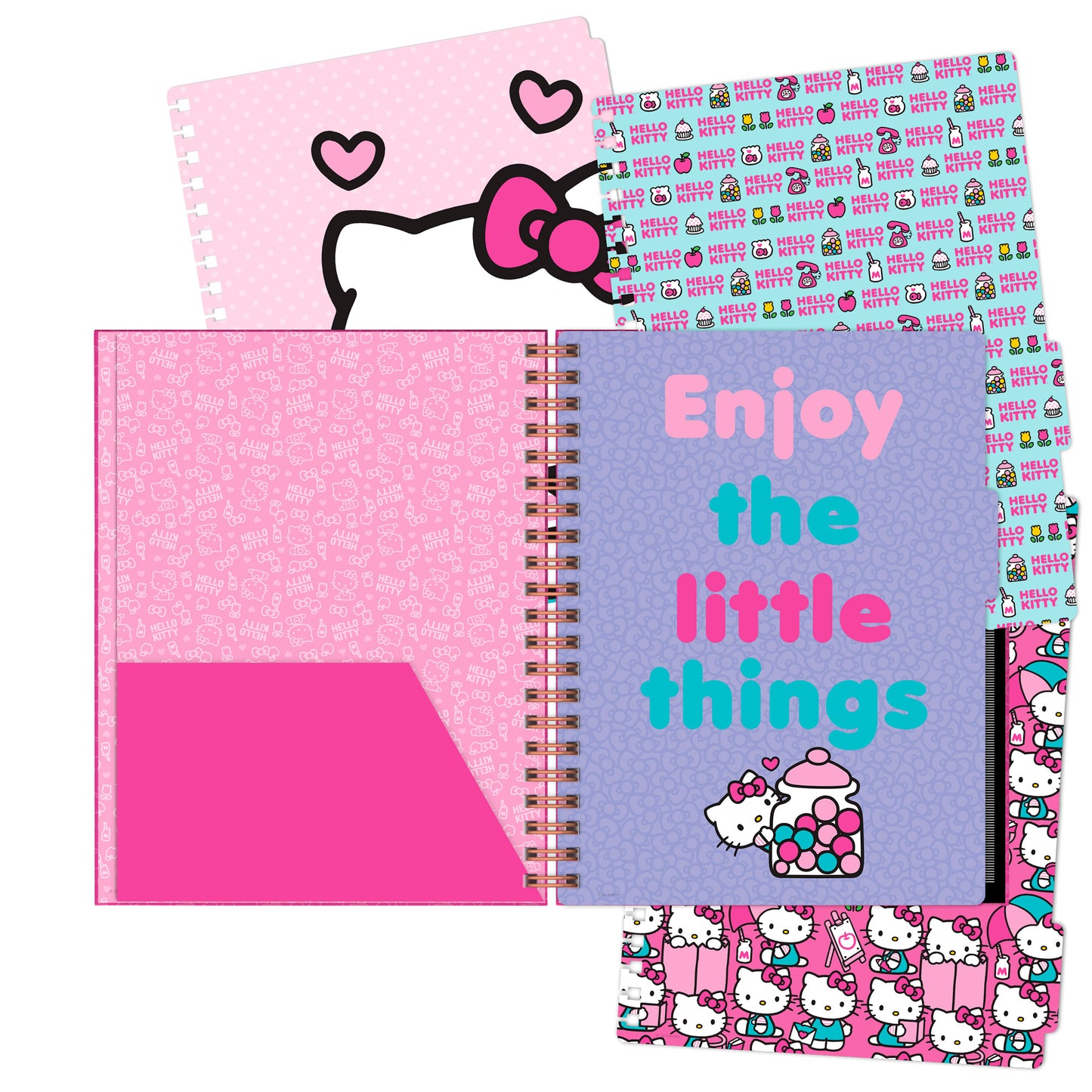 Cuaderno A4 Hello Kitty Rosado claro