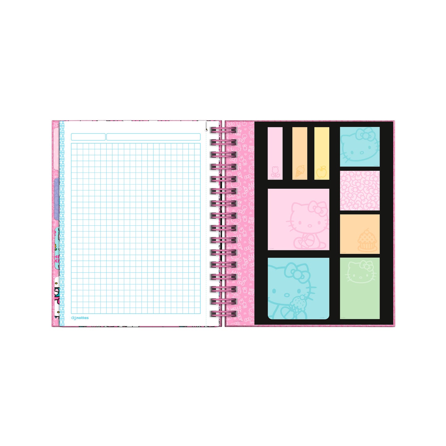 Cuaderno A5 Hello Kitty rosado claro