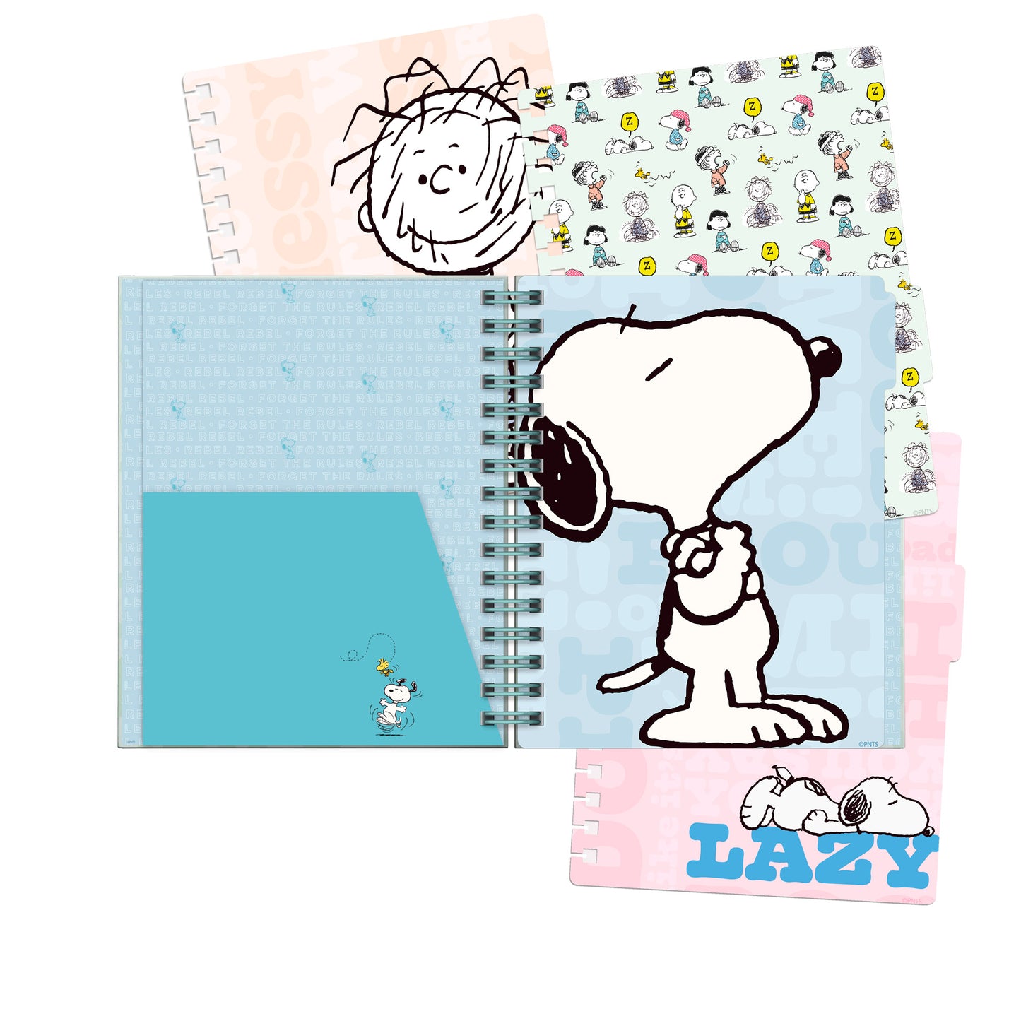Cuaderno A5 Snoopy coral