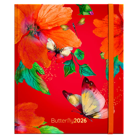 Agenda PP 2026 Butterfly semanal empastada