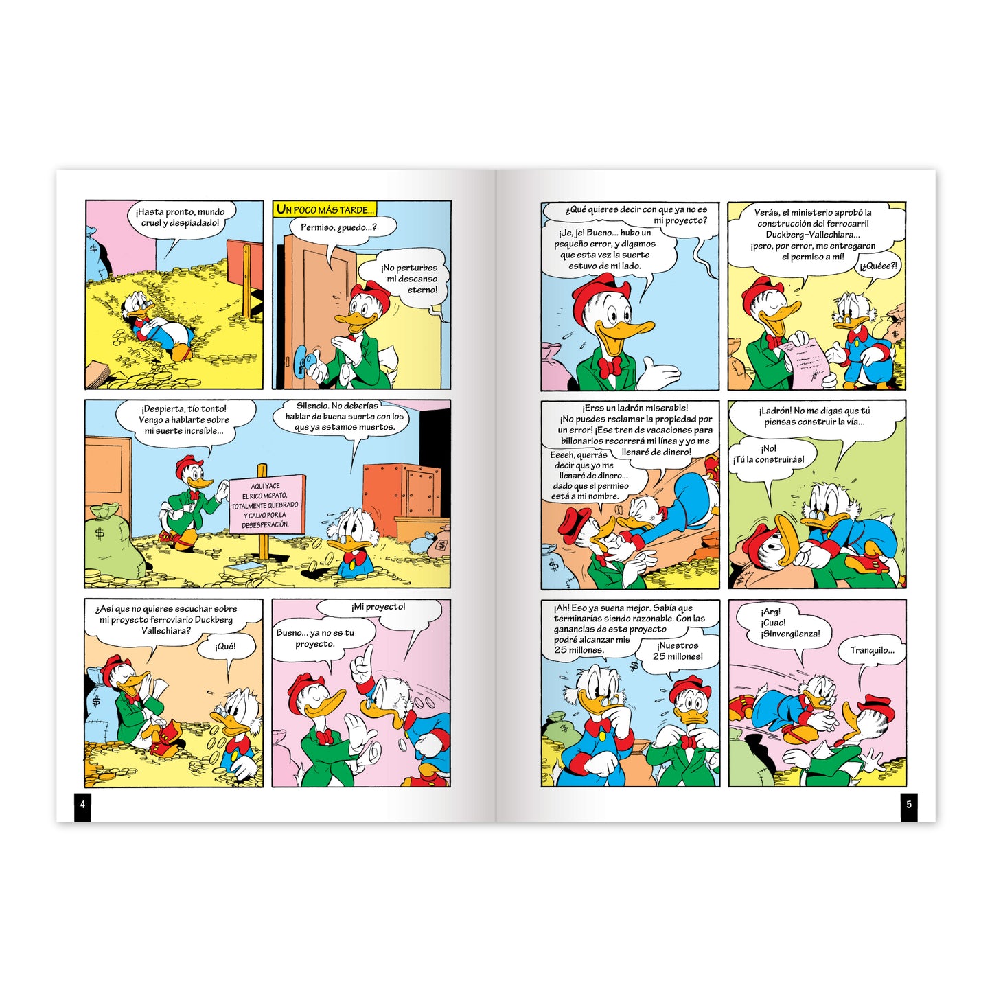 Cómics: Donald y el conde de motecristo