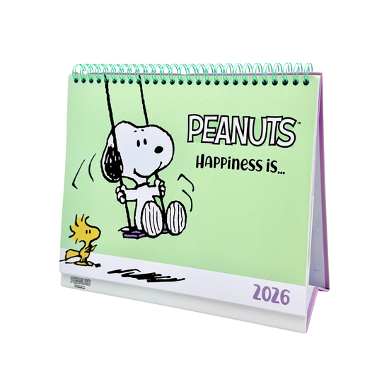 Calendario escritorio 2026 Snoopy