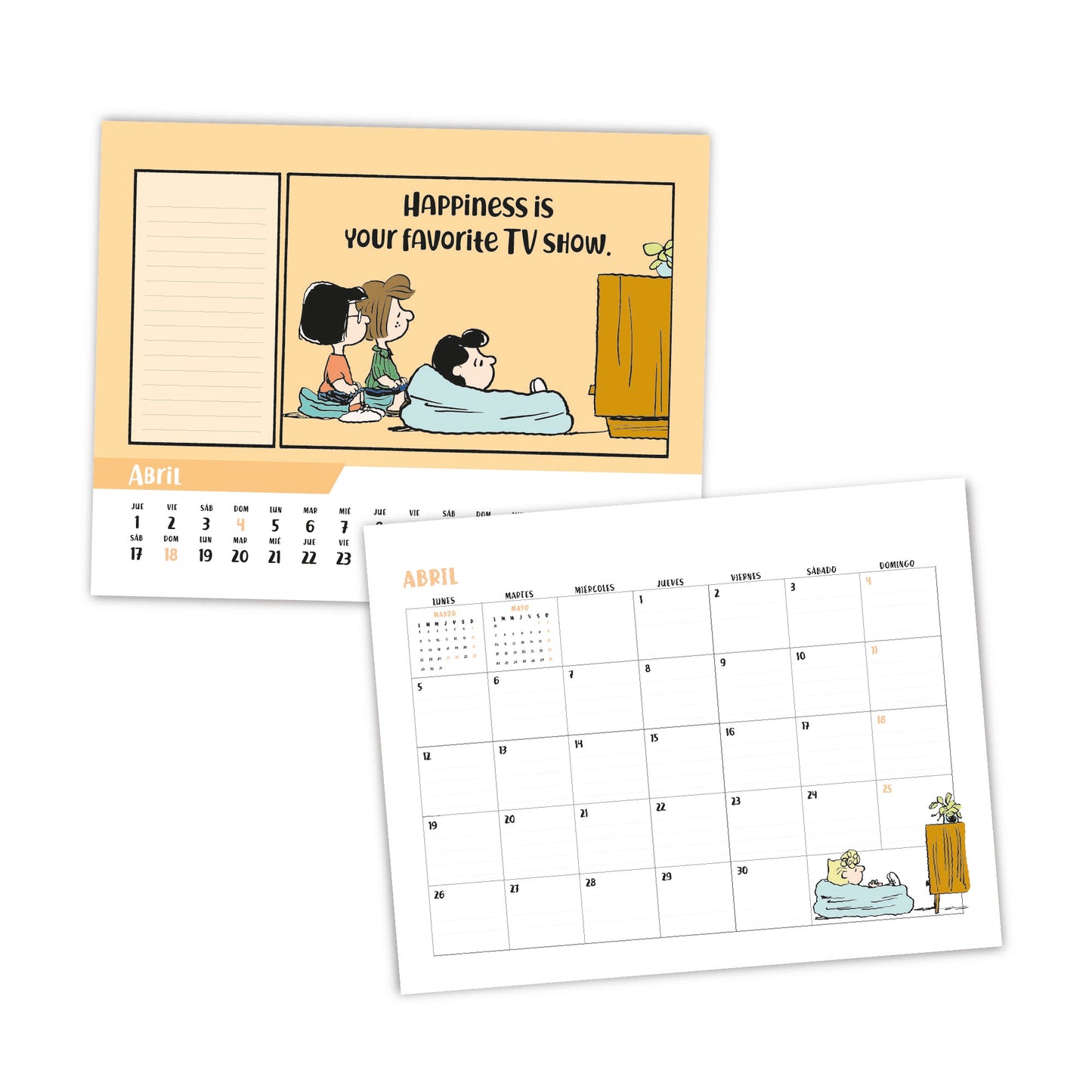 Calendario escritorio 2027 Snoopy