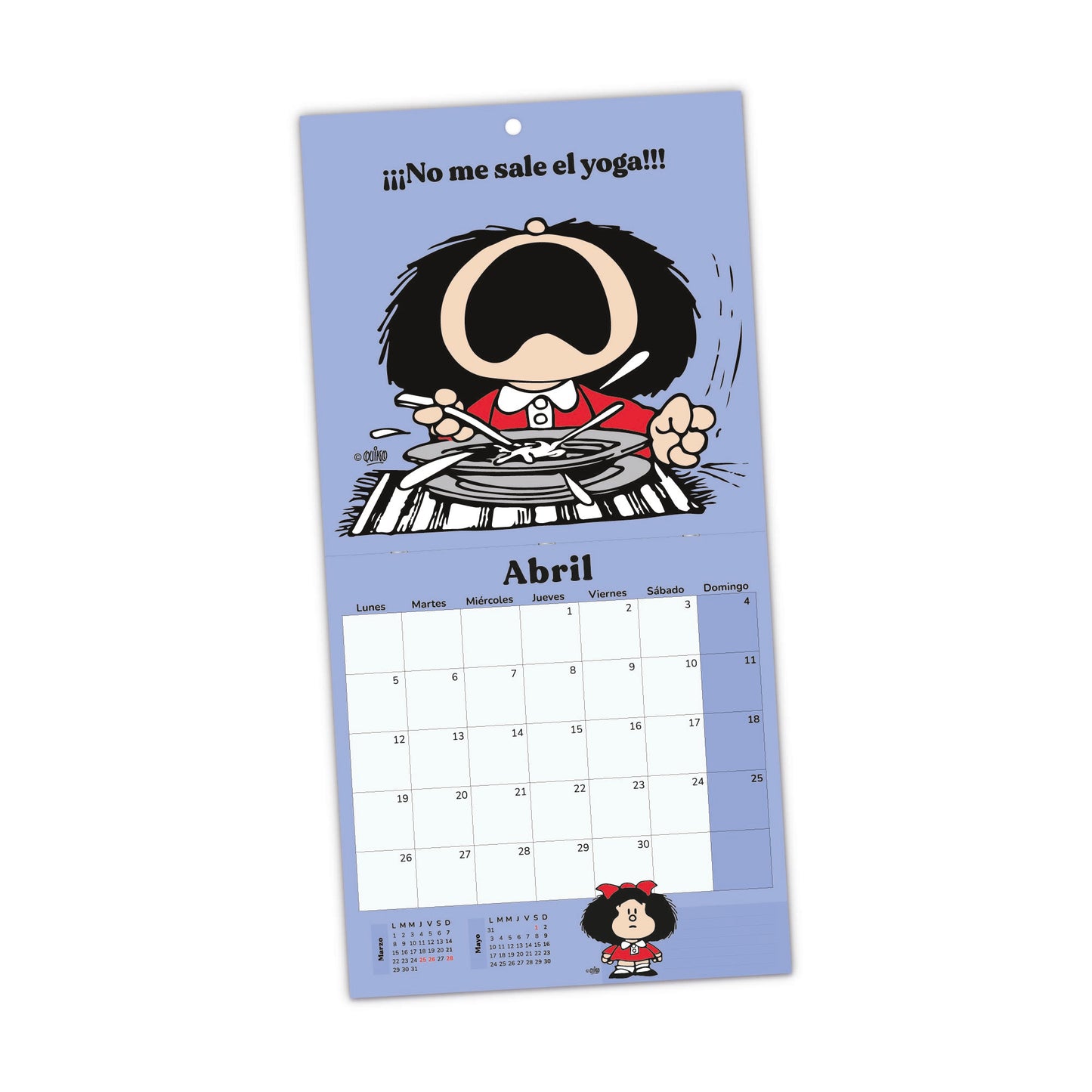 Calendario de Pared 2027 Mafalda