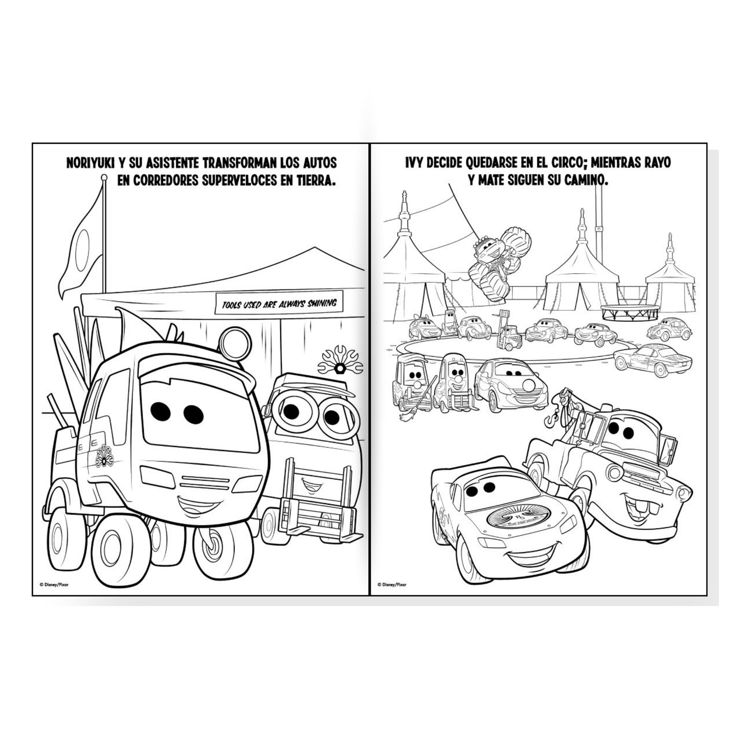 Cars Pinta y Diviértete