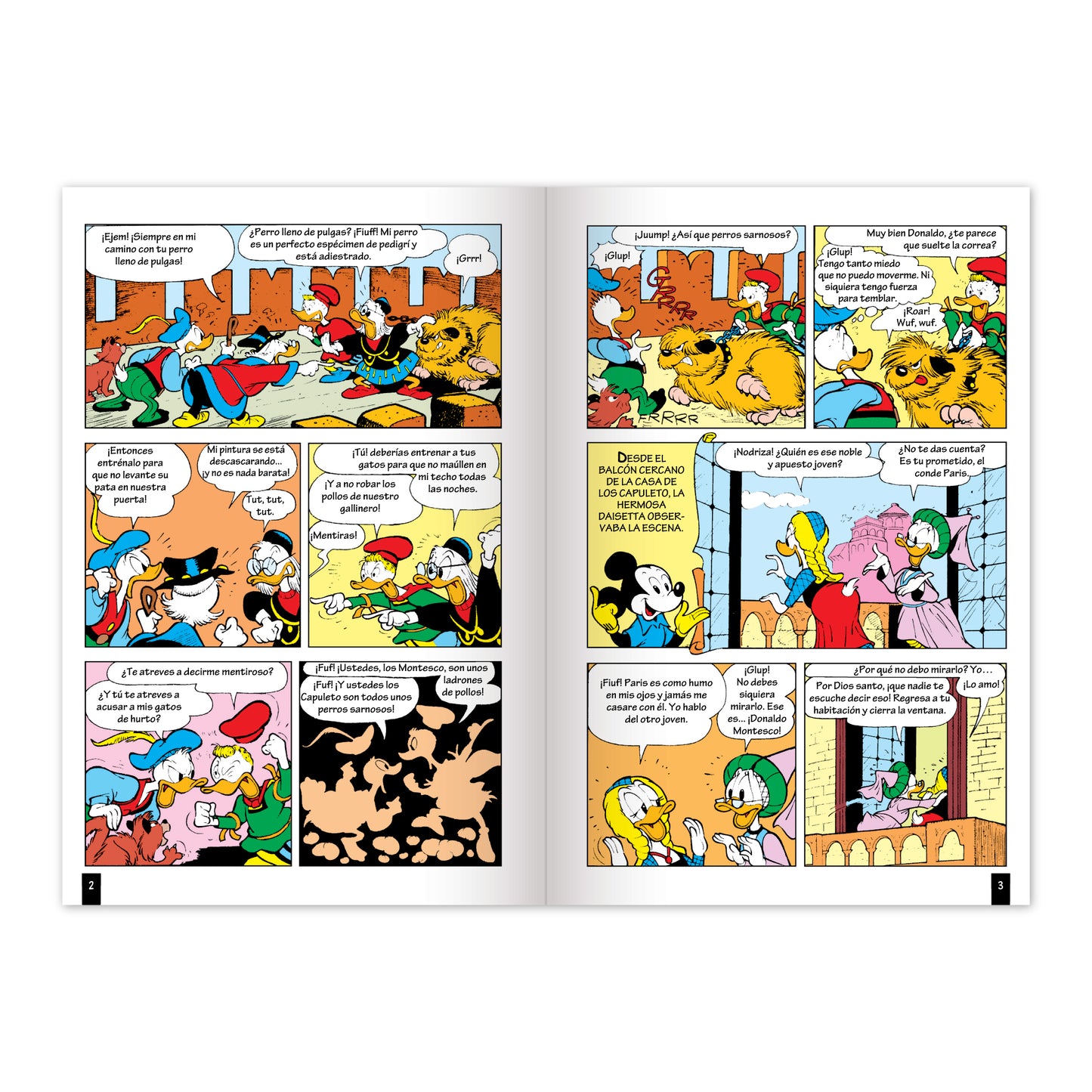 Cómics: Donald y Daisetta / Goffy y Cleopatra