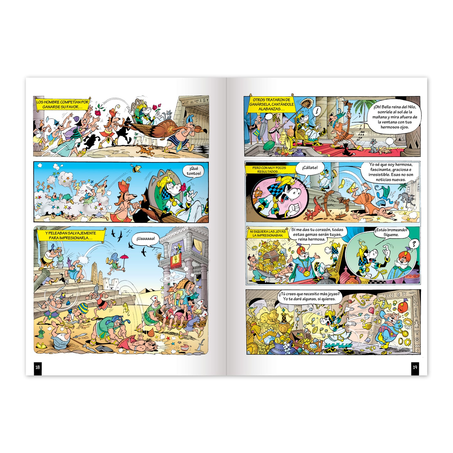 Cómics: Donald y Daisetta / Goffy y Cleopatra
