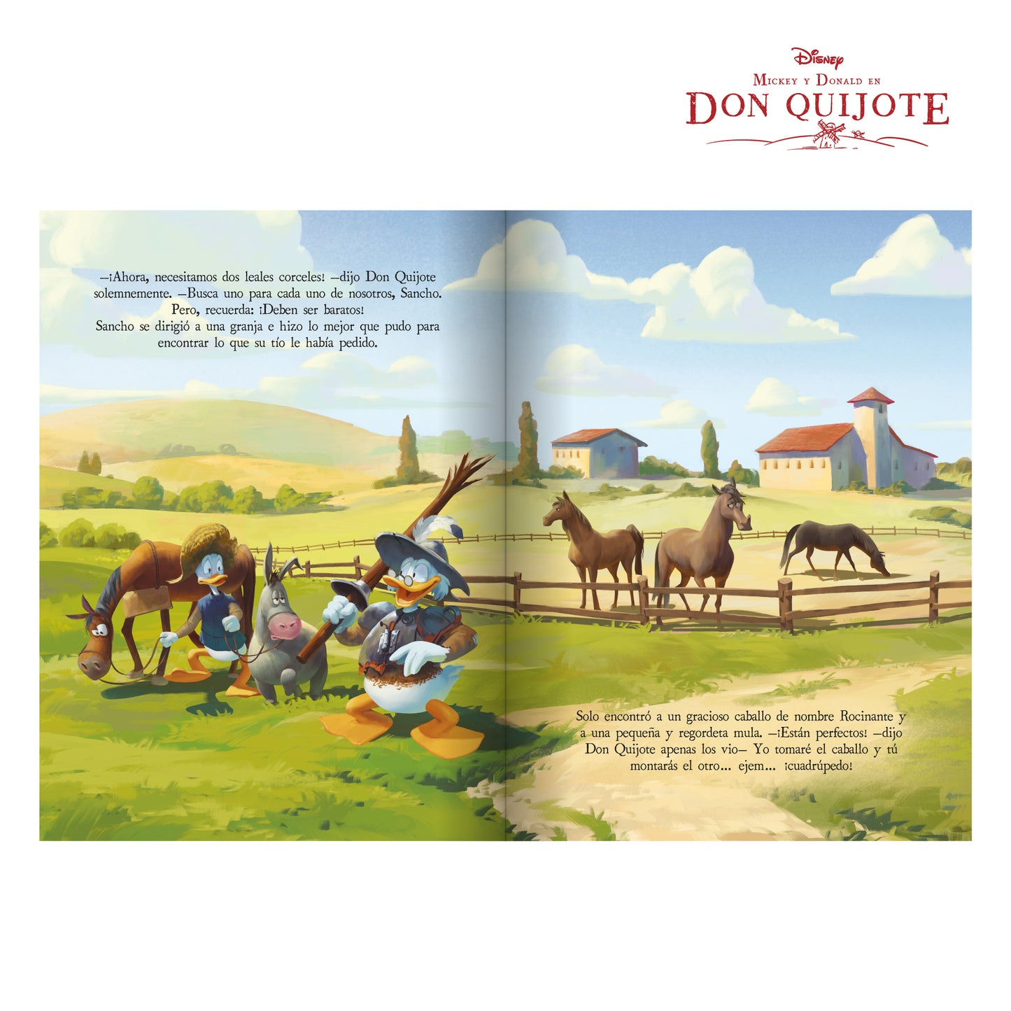 Mickey y Donald en Don Quijote