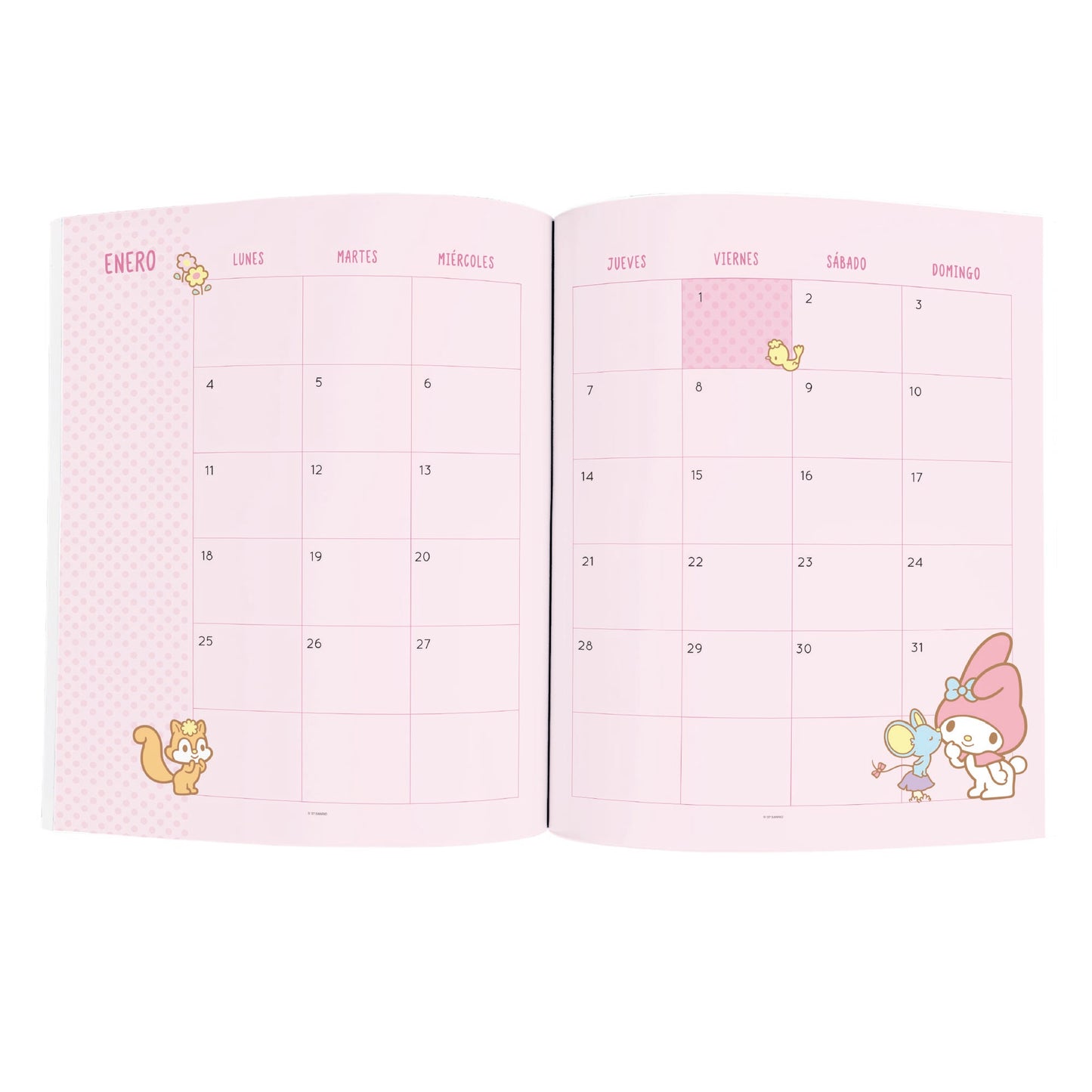 Agenda 2027 My Melody (rosado)