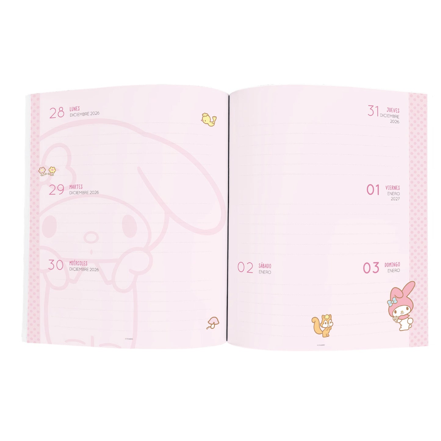 Agenda 2027 My Melody (morado)